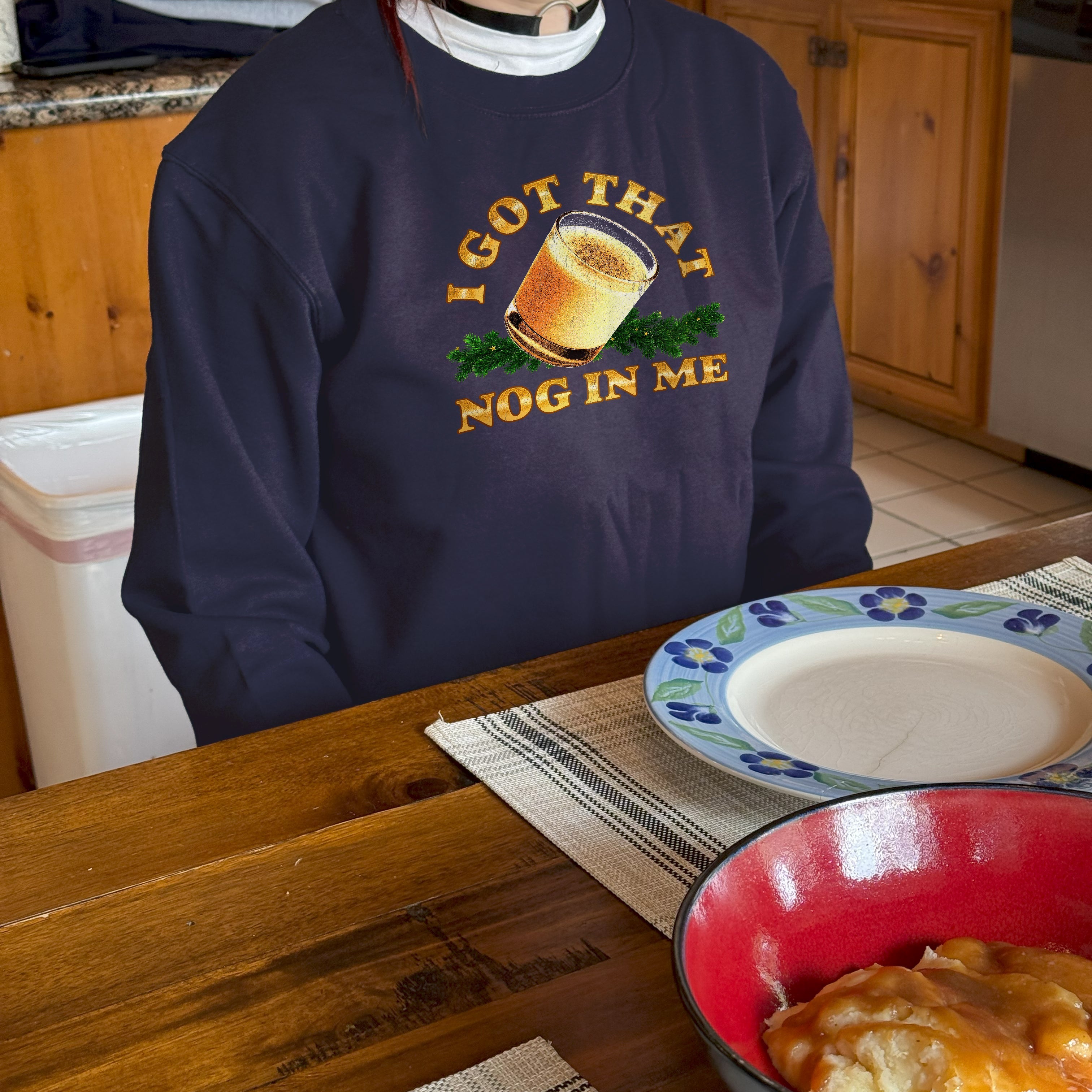 Nog In Me Crewneck Sweatshirt