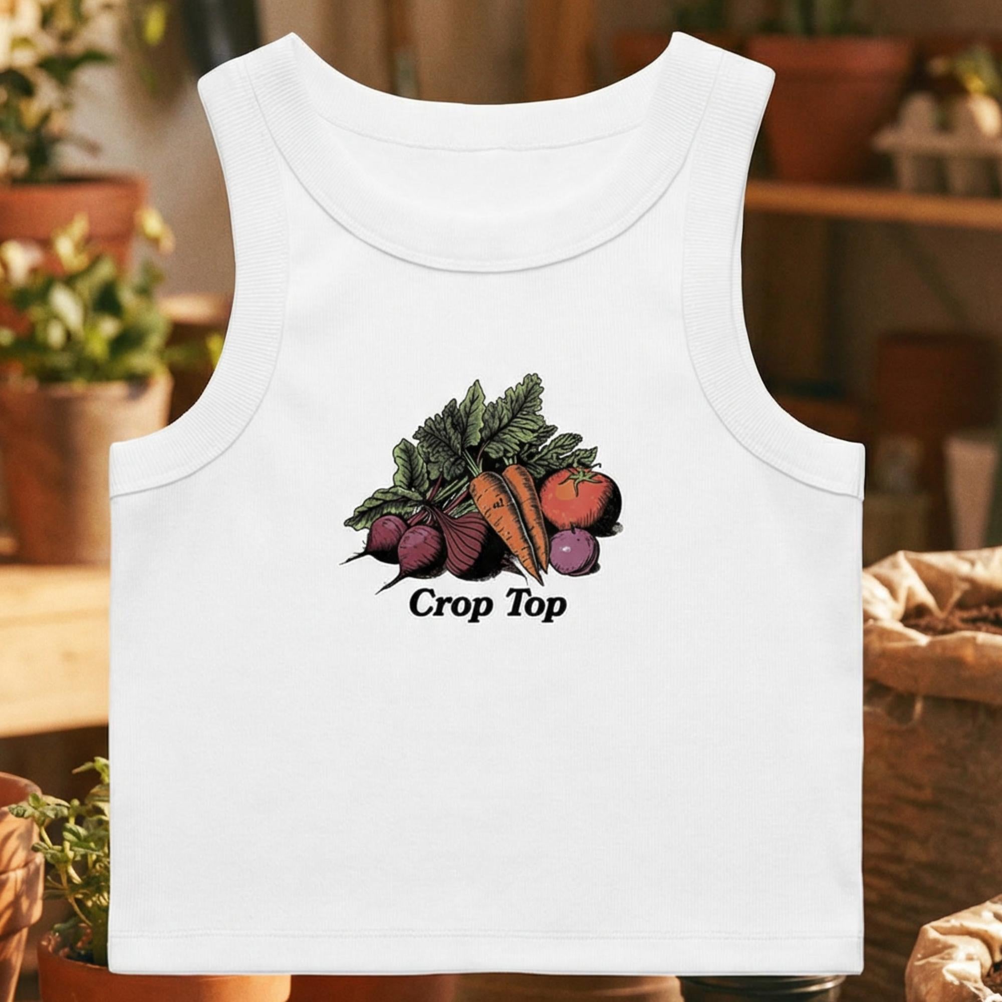 Crop Top Ribbed Tank