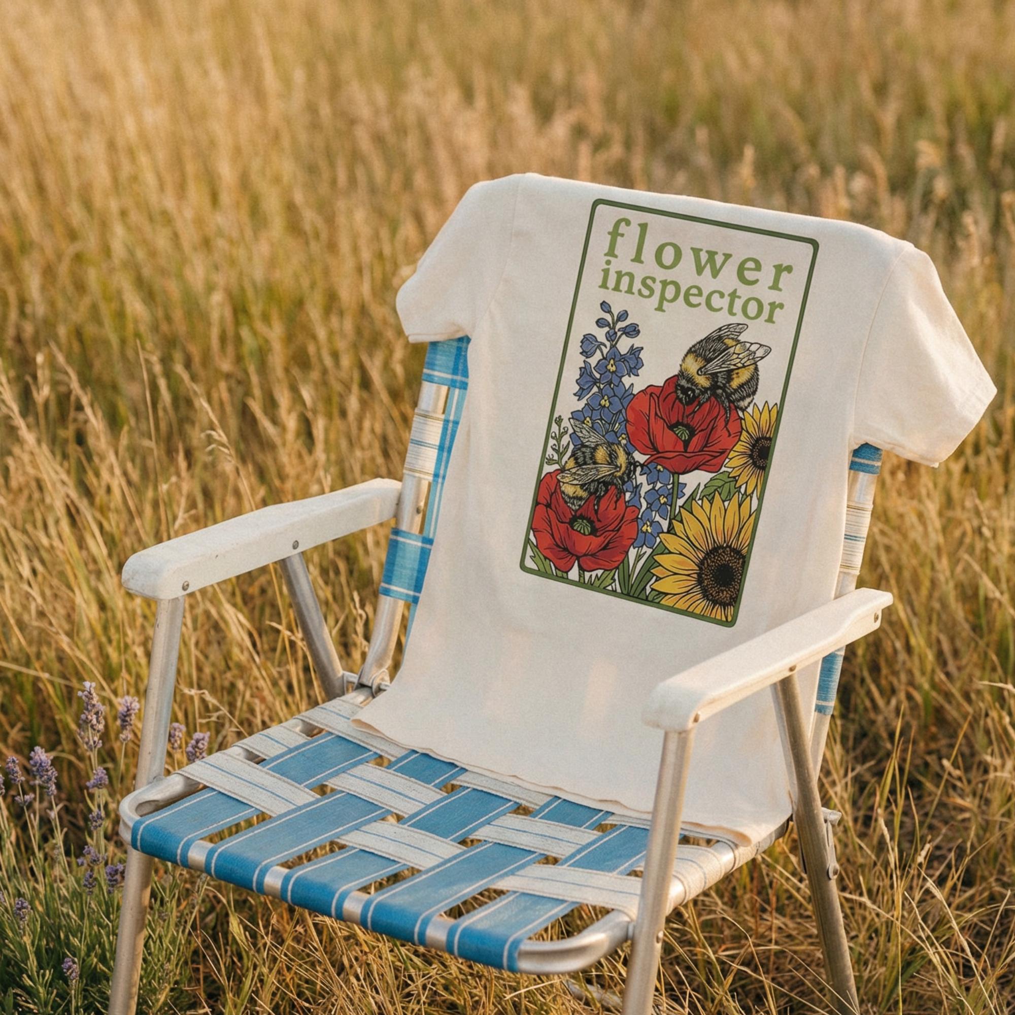 Flower Inspector T Shirt
