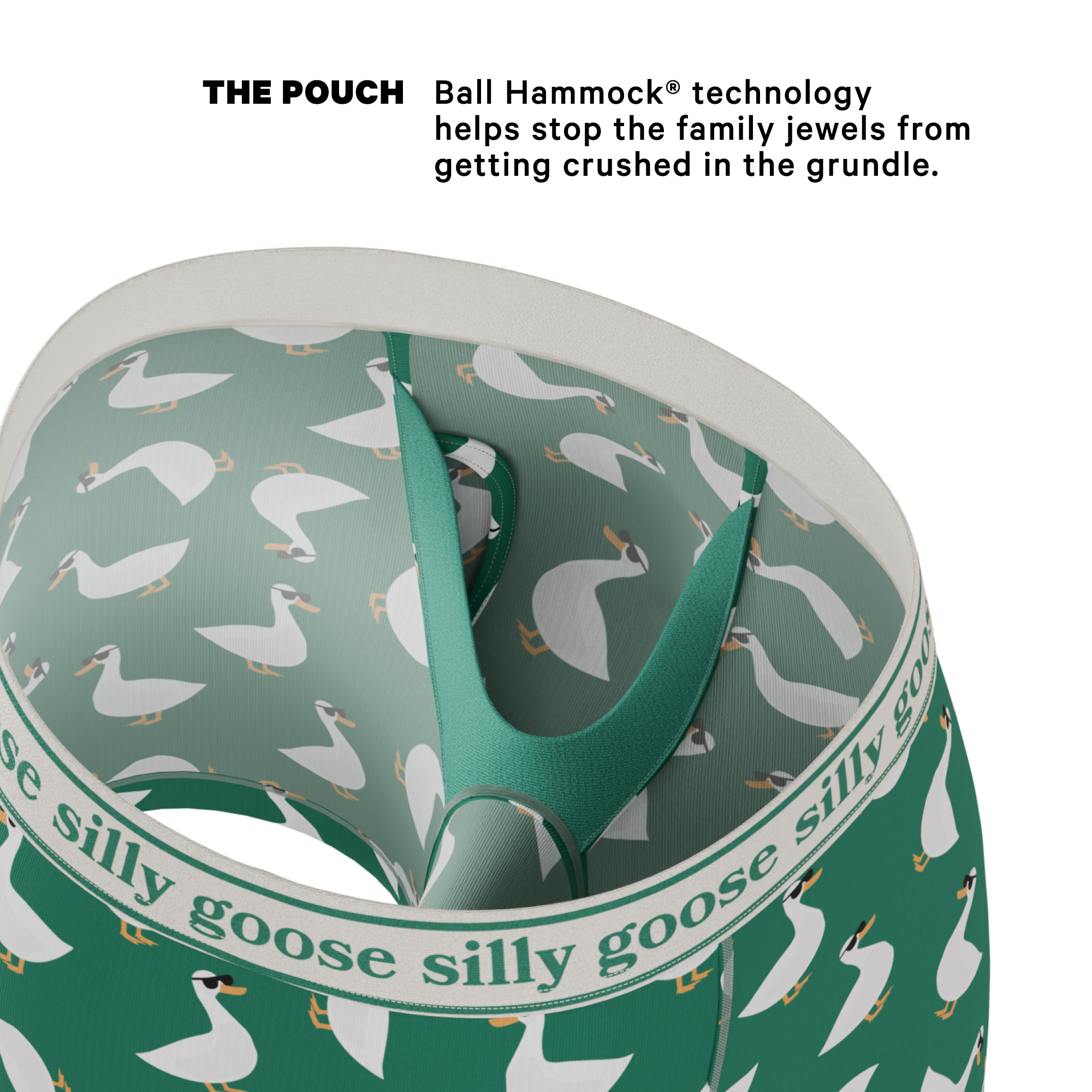 The Duck You | Shinesty X Middle Class Fancy Ball Hammock® Pouch Underwear With Fly