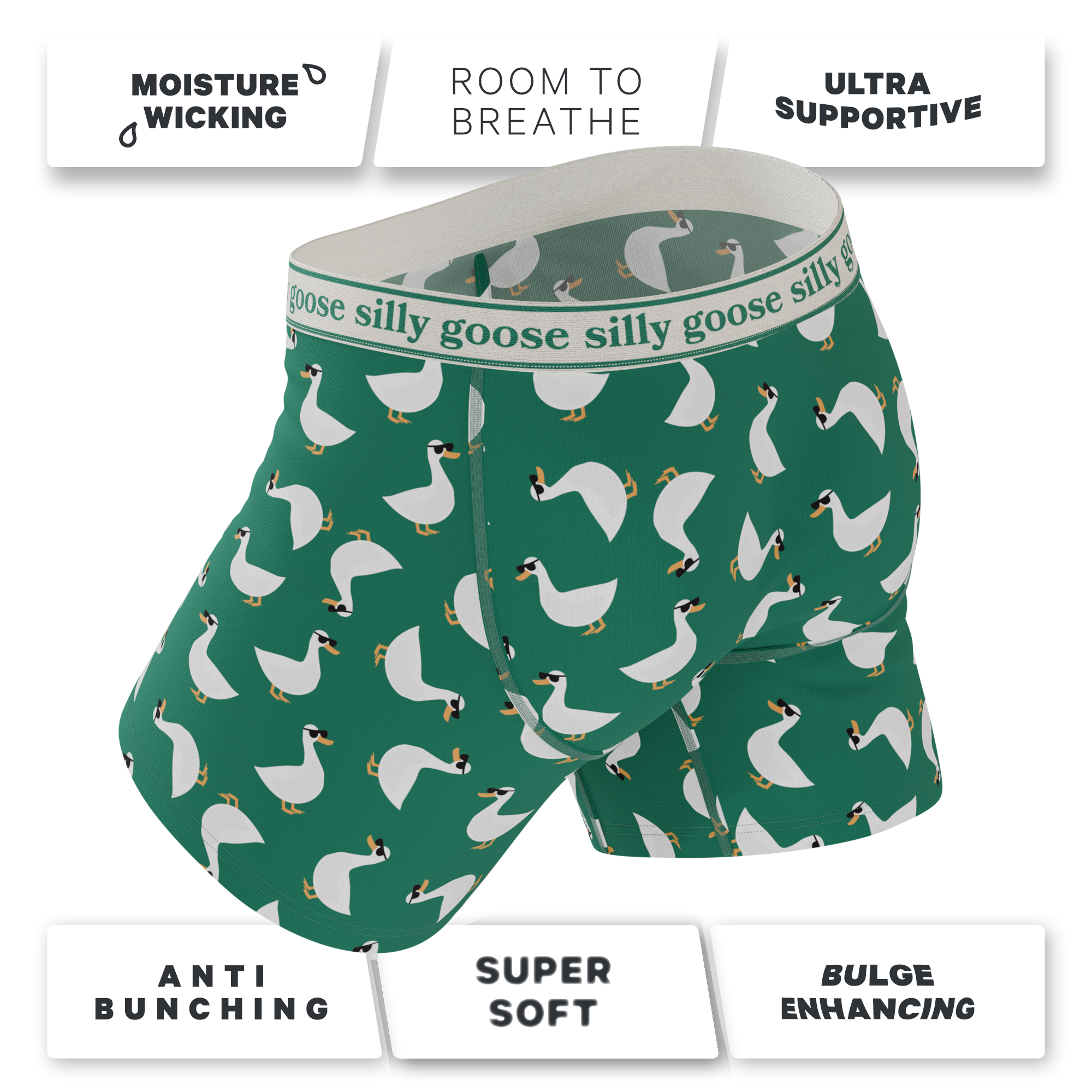 The Duck You | Shinesty X Middle Class Fancy Ball Hammock® Pouch Underwear With Fly