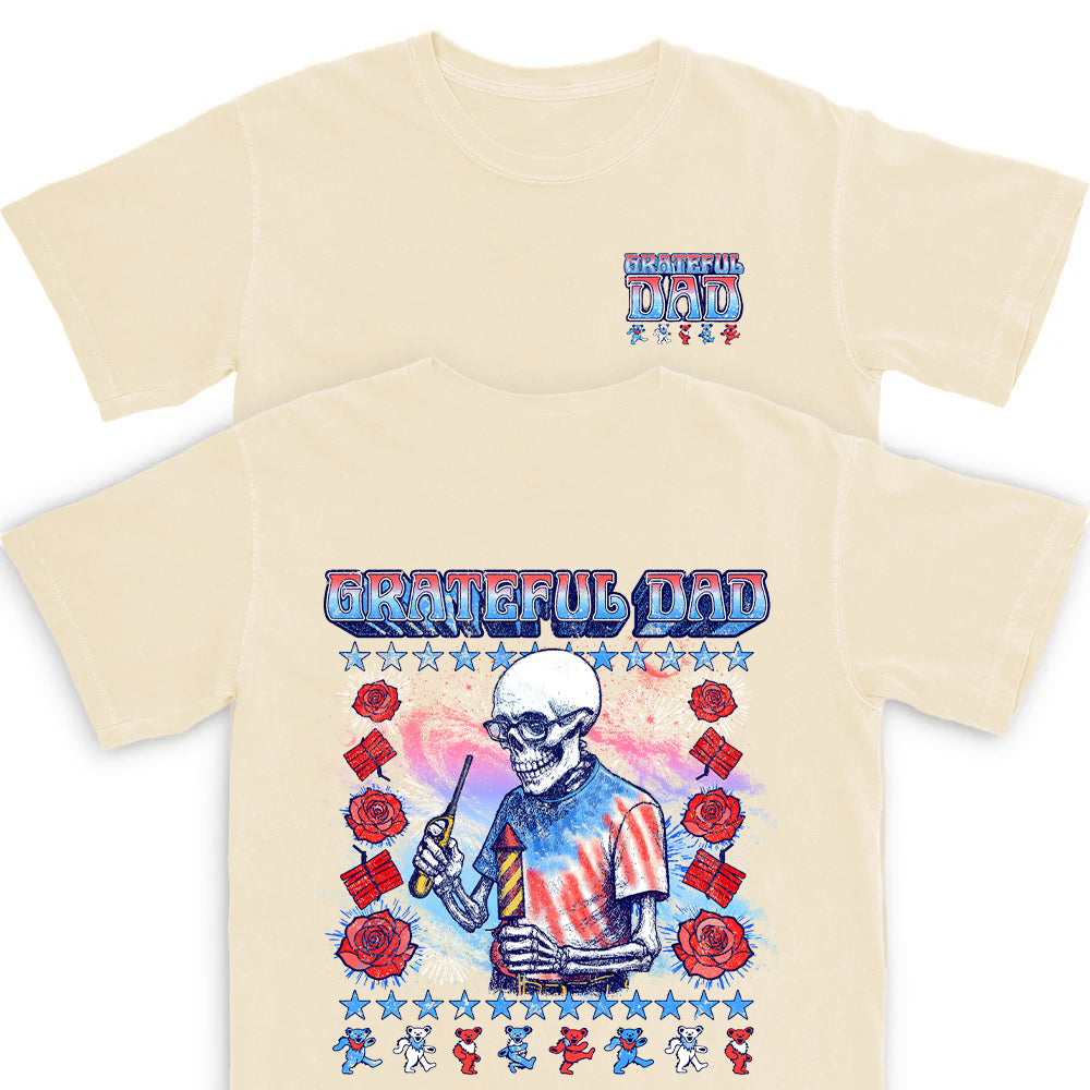 Grateful Dad 4th 2025 T Shirt