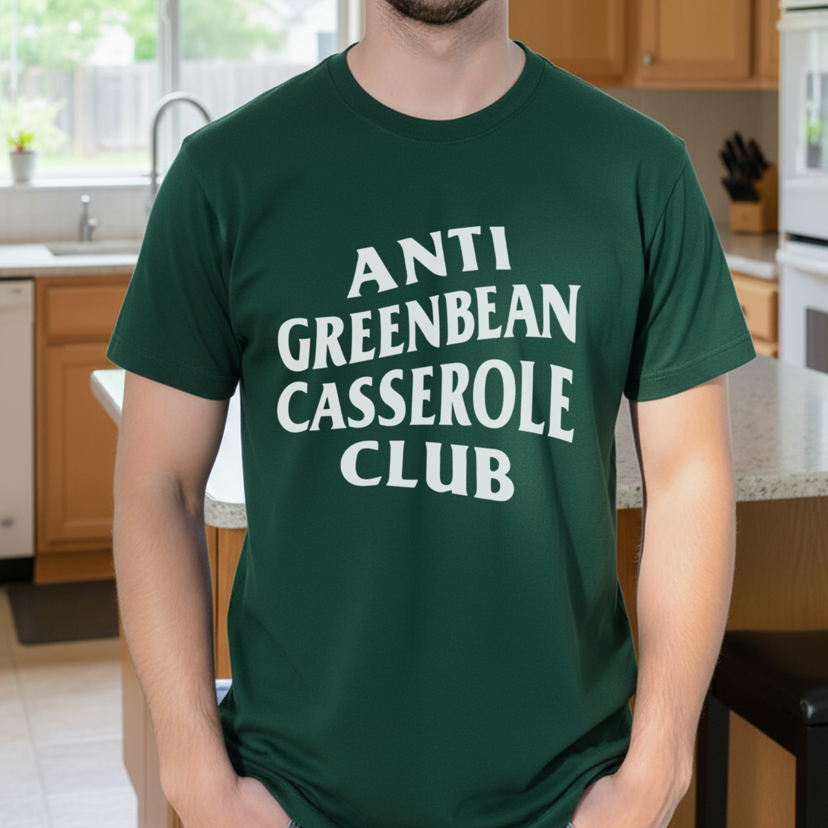 Anti Greenbean Casserole Club T Shirt