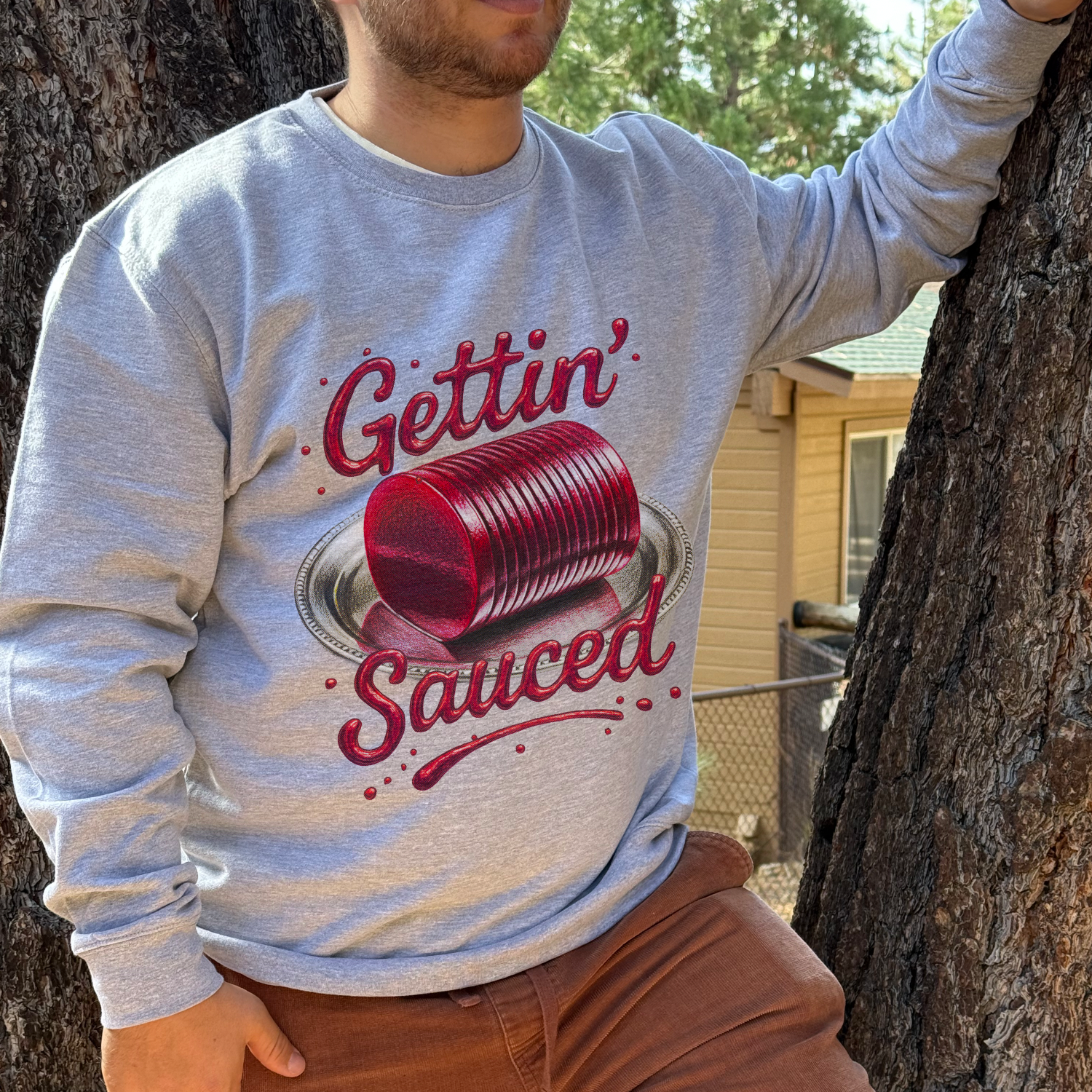 Gettin' Sauced Crewneck Sweatshirt