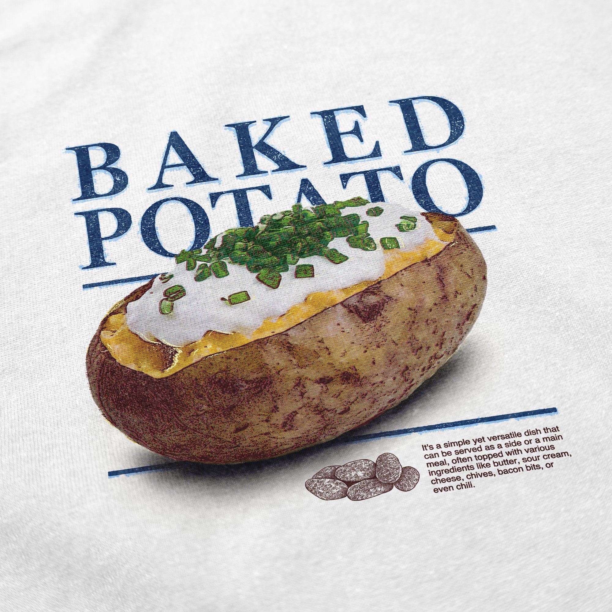 Baked Potato T Shirt - Middle Class Fancy