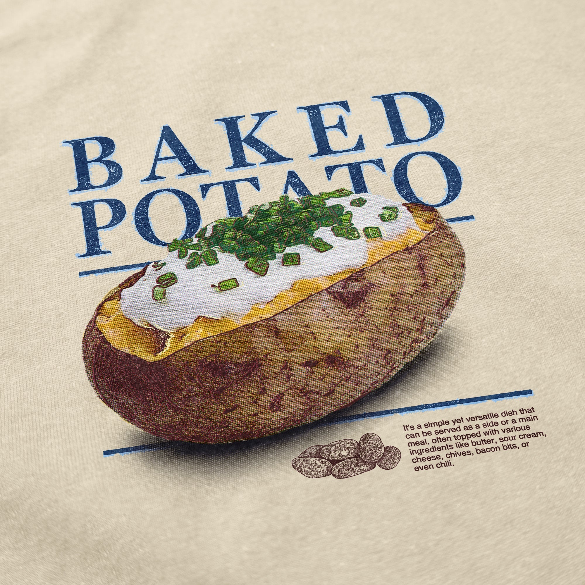 Baked Potato T Shirt - Middle Class Fancy