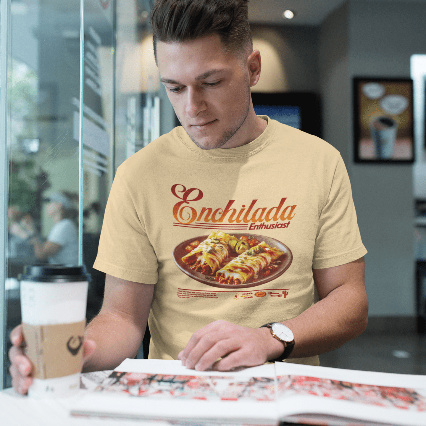 Enchilada Enthusiast T Shirt - Middle Class Fancy