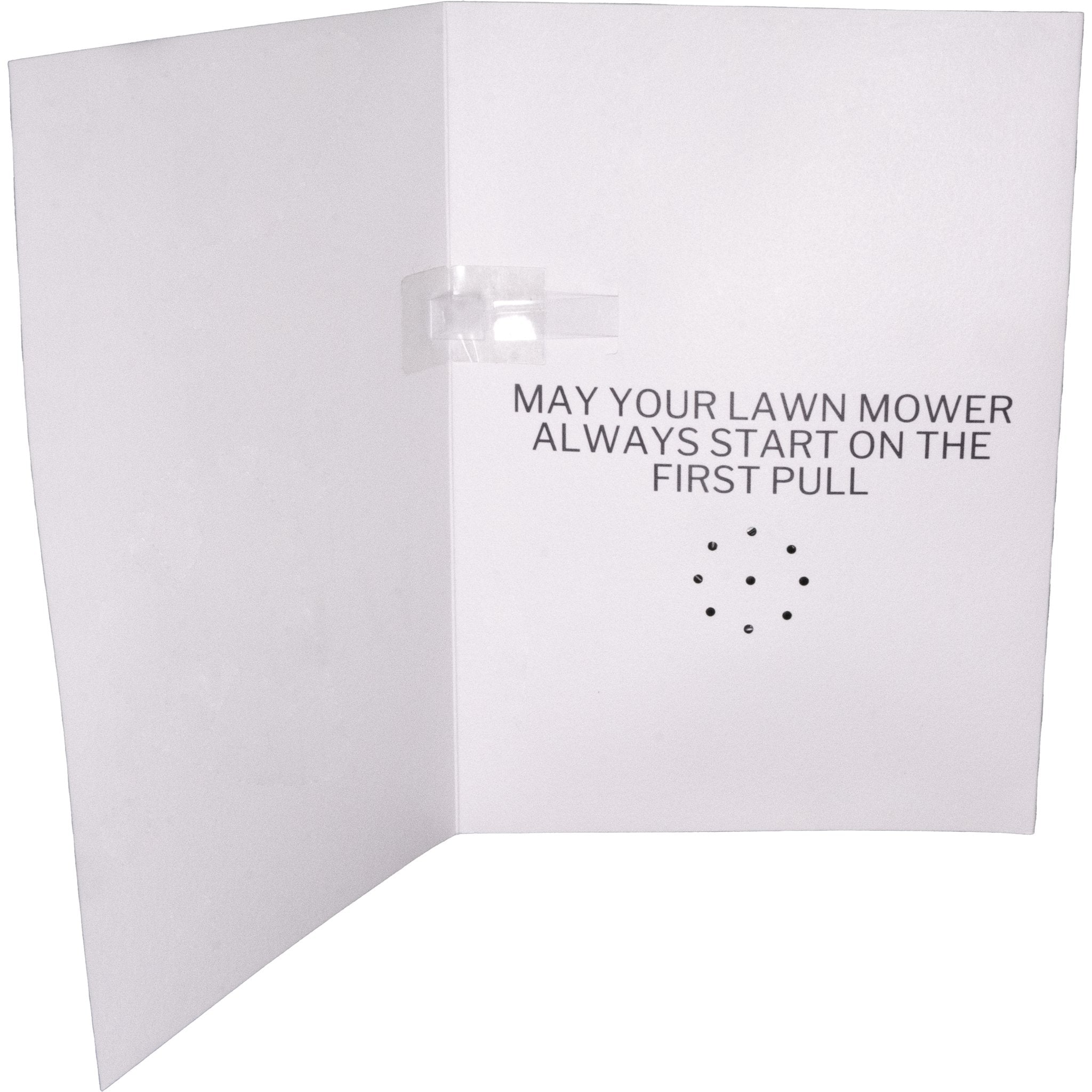 Endless Lawn Mower Pull Fathers Day Card - Middle Class Fancy