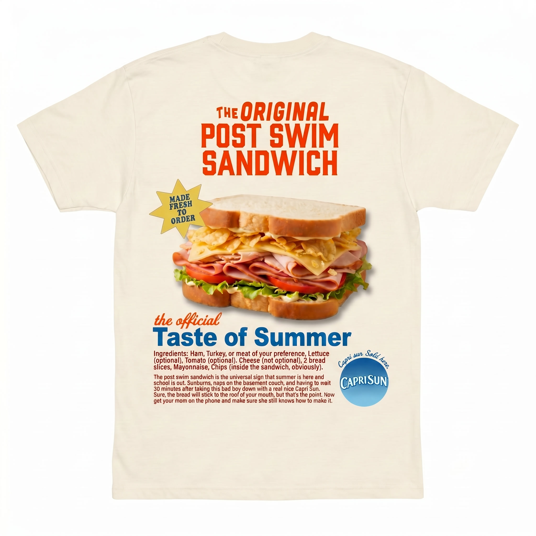 Post Swim Sandwich T Shirt