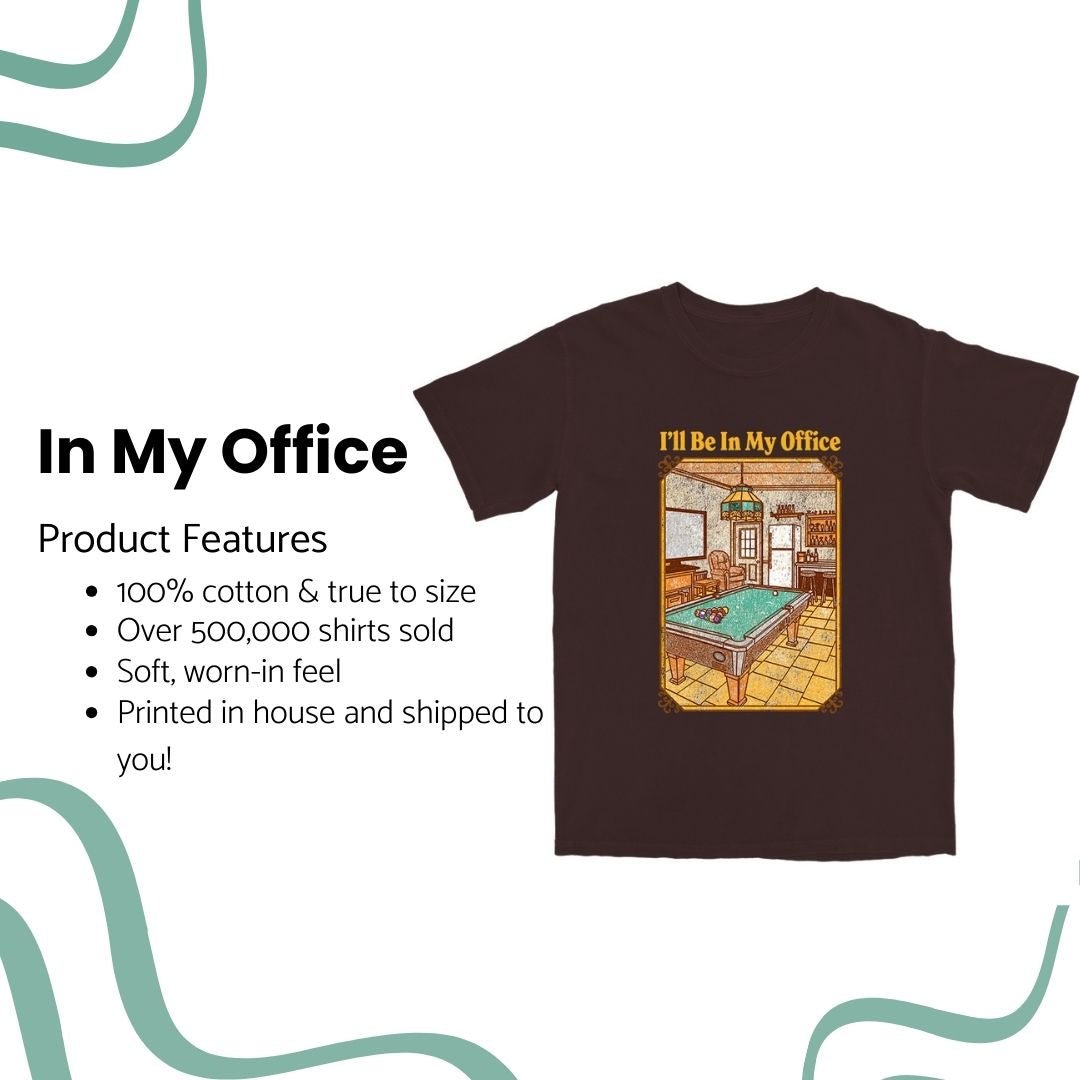 In My Office (Garage) T Shirt - Middle Class Fancy