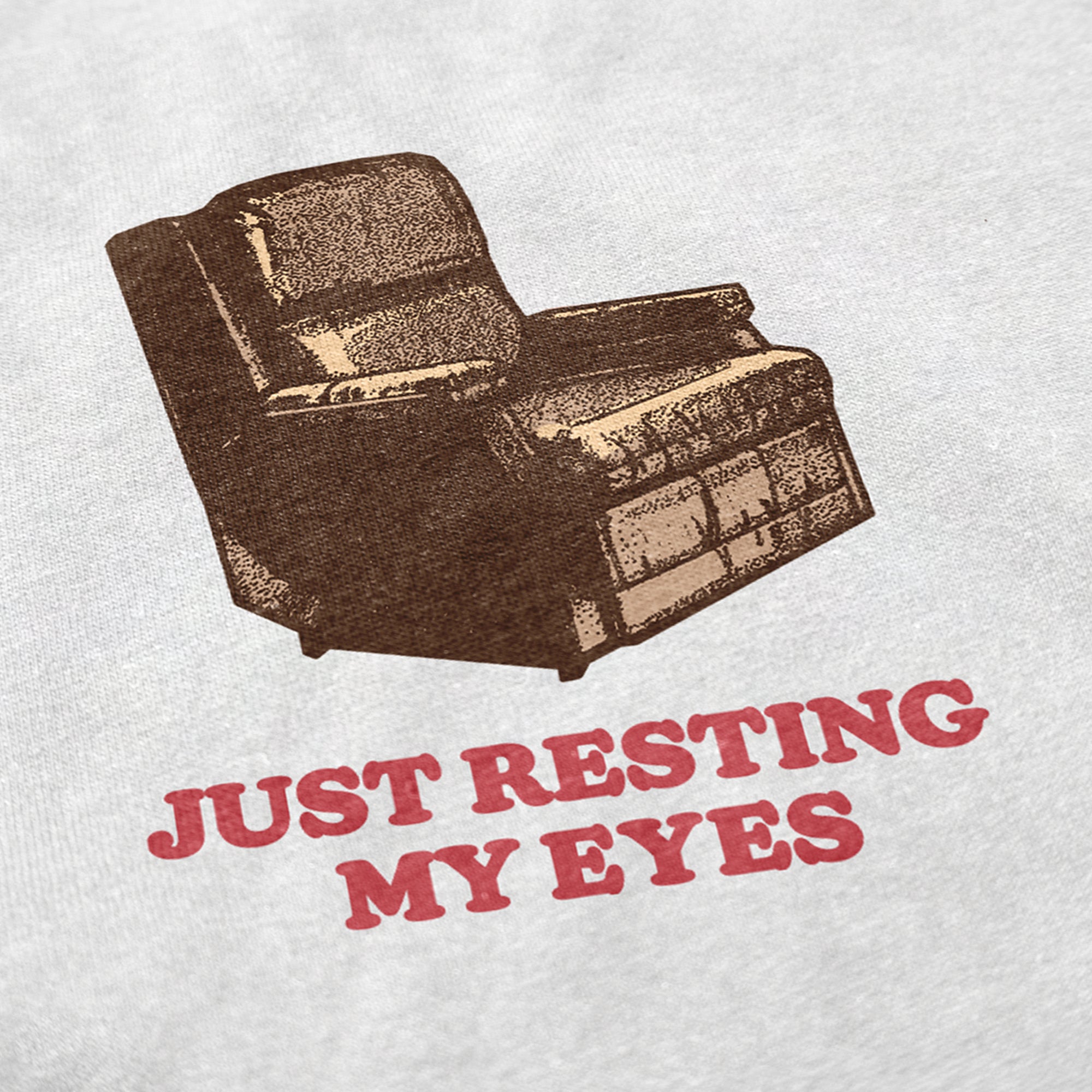 Just Resting My Eyes Long Sleeve T Shirt - Middle Class Fancy