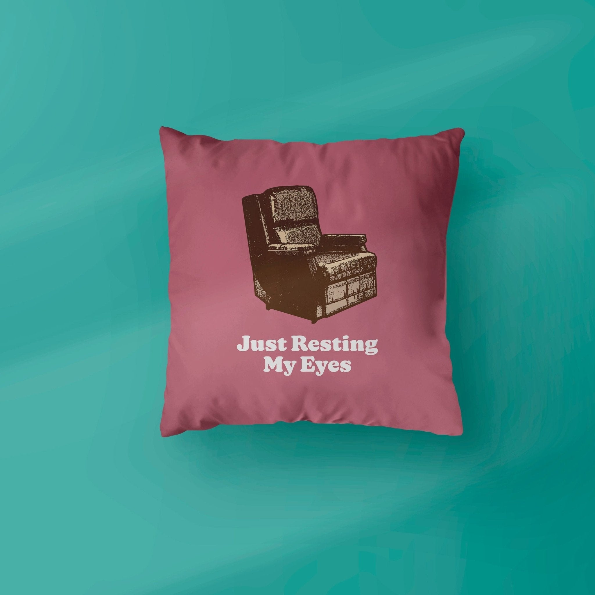 Just Resting My Eyes Pillow - Middle Class Fancy
