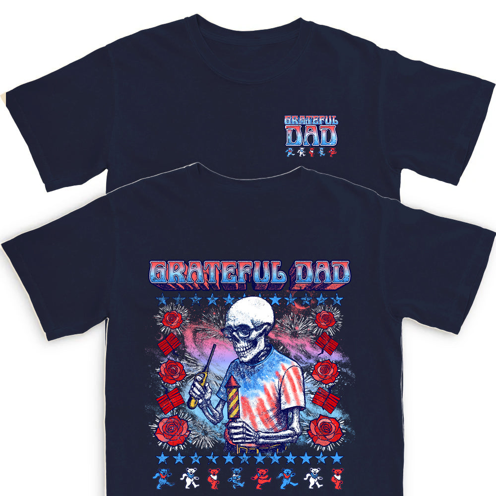 Grateful Dad 4th 2025 T Shirt