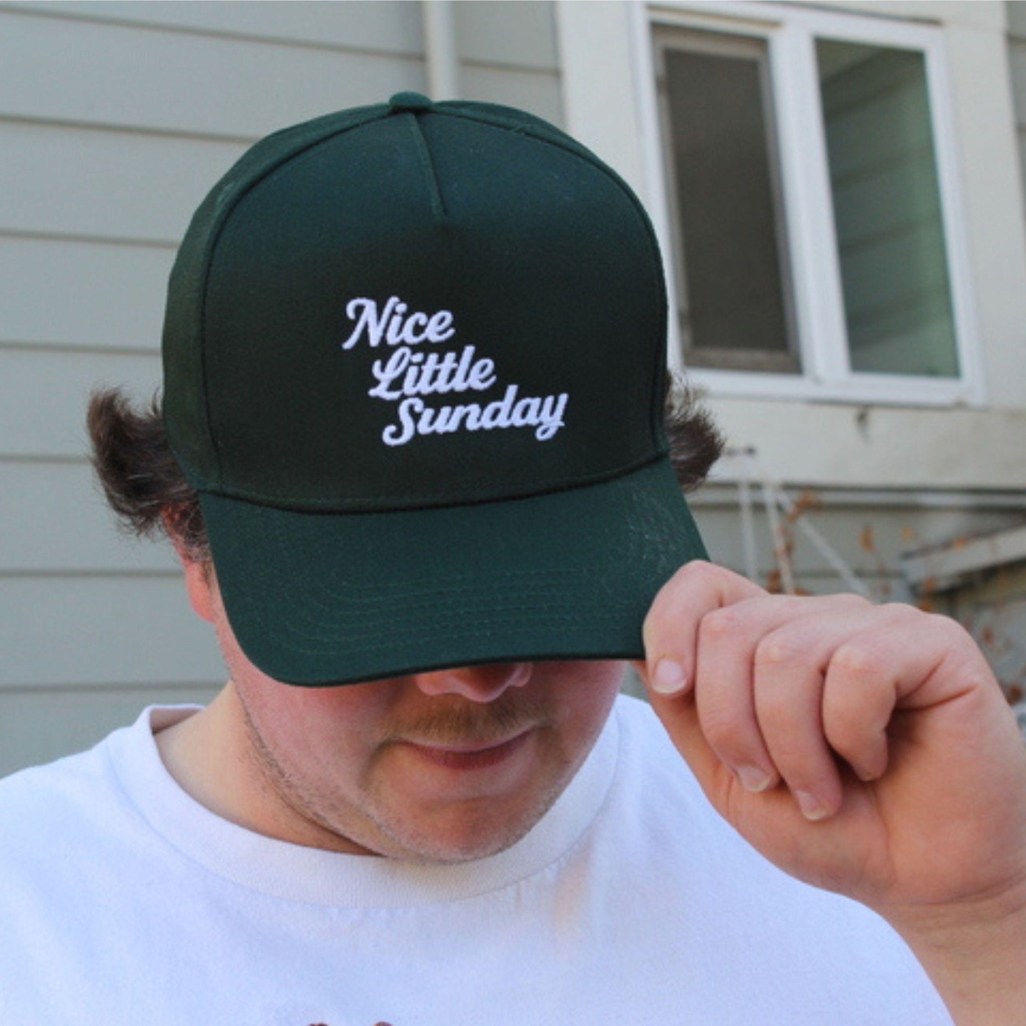 Nice Little Sunday Trucker Hat - Middle Class Fancy