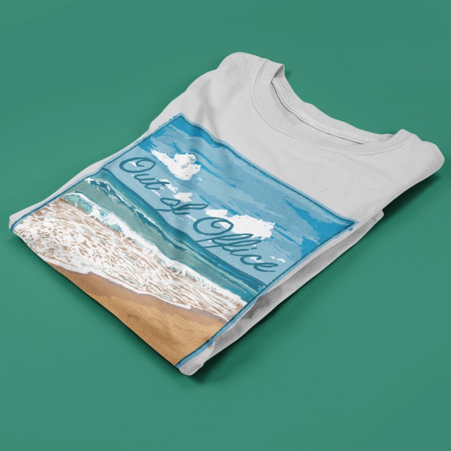 OOO Beach Painting T Shirt