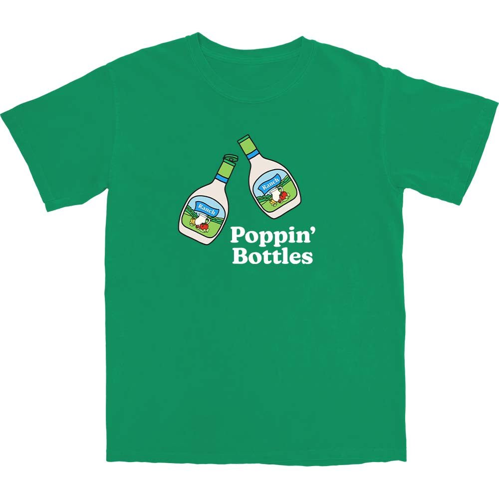 Poppin' Bottles T Shirt - Middle Class Fancy
