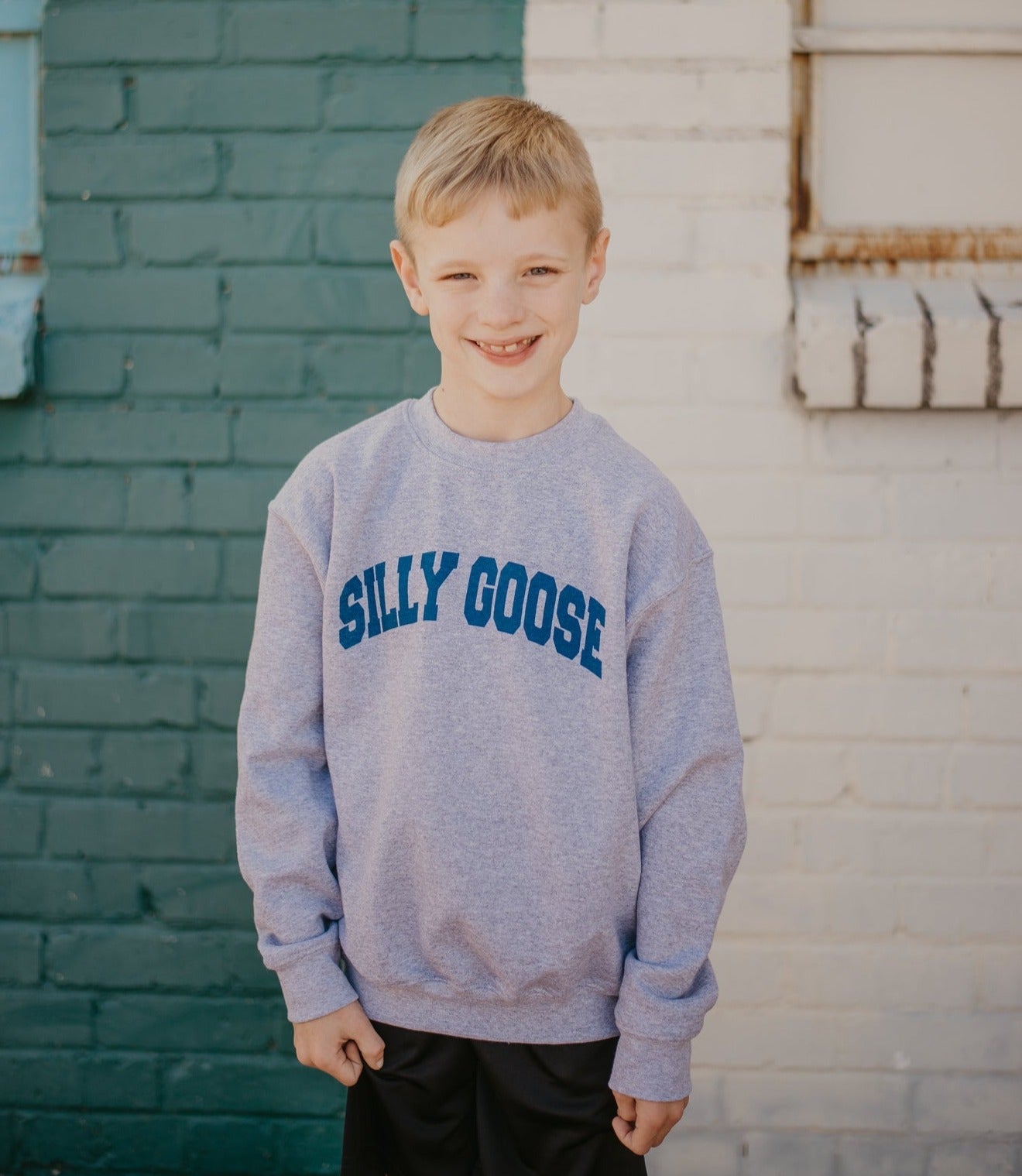Silly Goose Academy Kids' Crewneck Sweatshirt - Middle Class Fancy