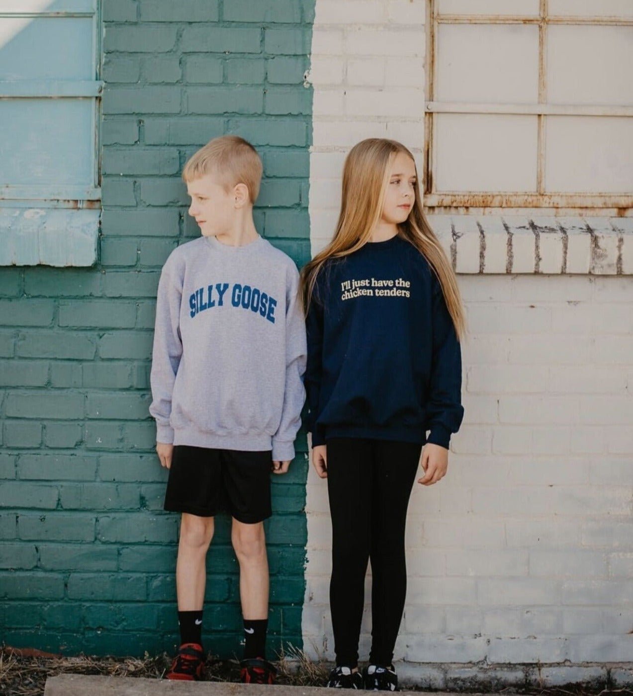 Silly Goose Academy Kids' Crewneck Sweatshirt - Middle Class Fancy