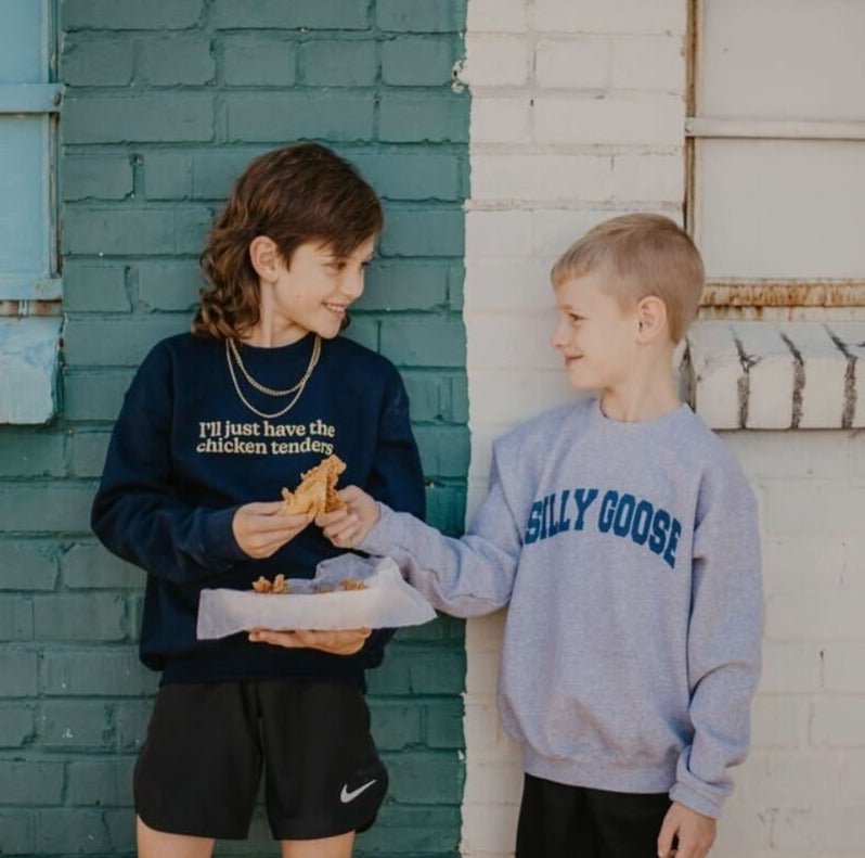 Silly Goose Academy Kids' Crewneck Sweatshirt - Middle Class Fancy