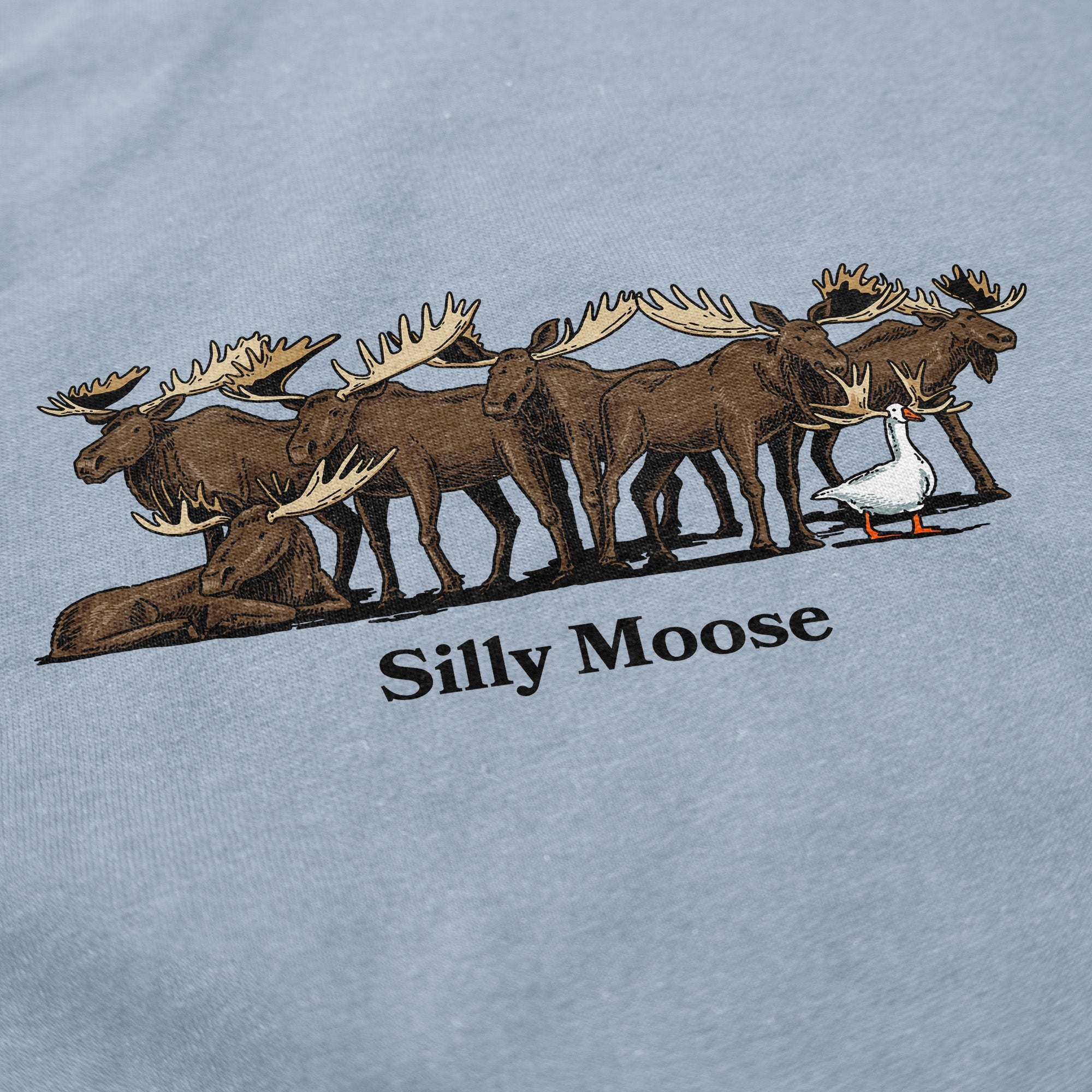 Silly Moose T Shirt - Middle Class Fancy