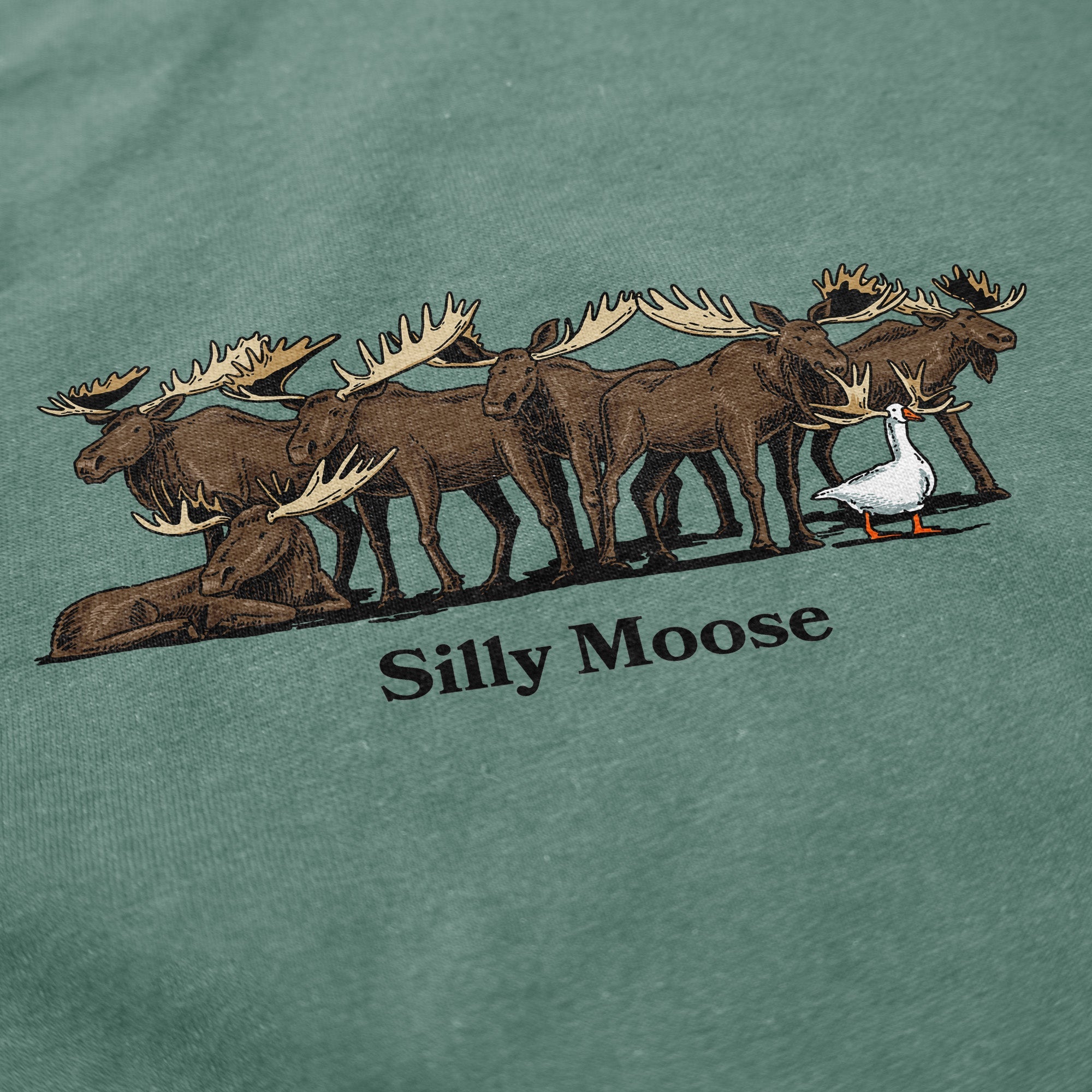 Silly Moose T Shirt - Middle Class Fancy