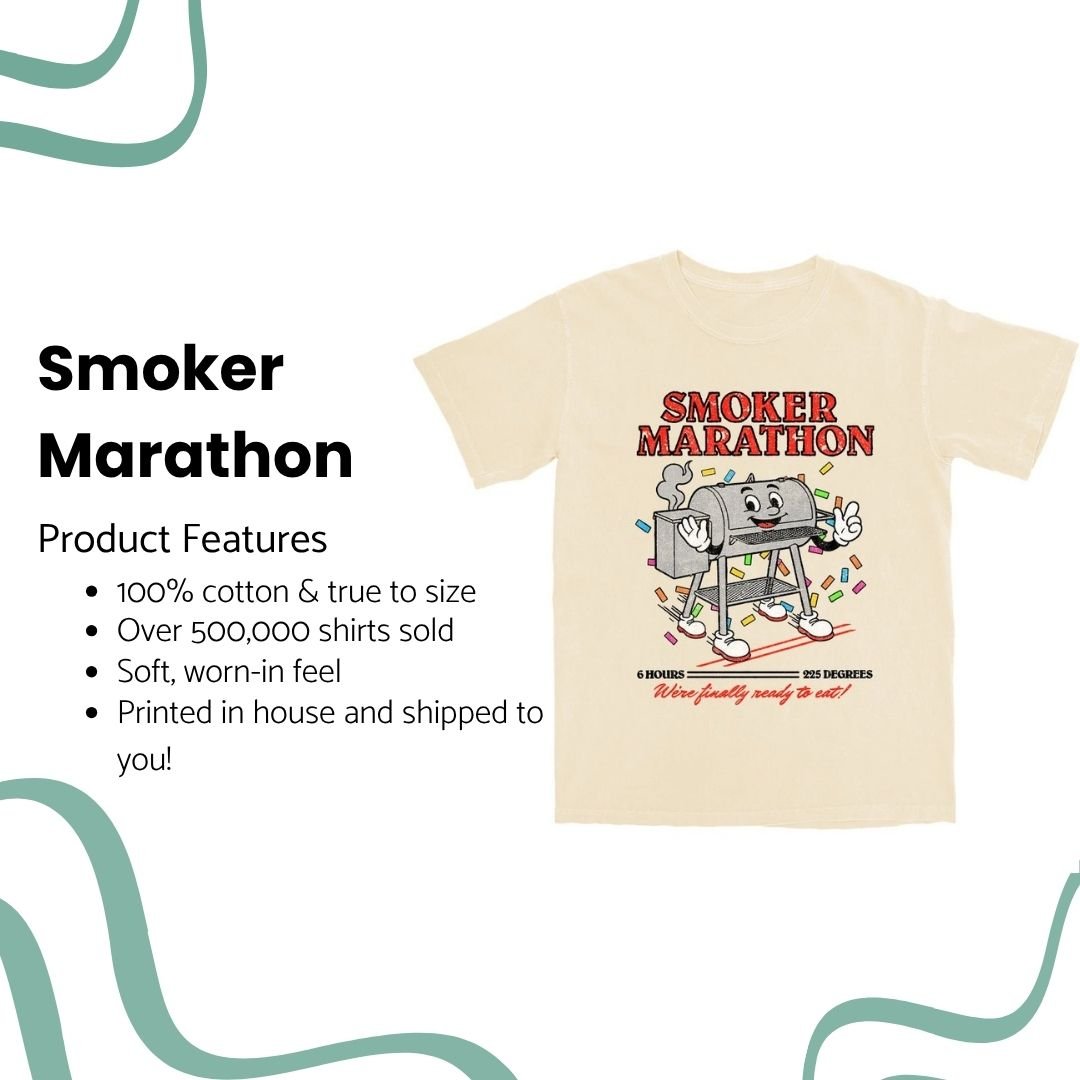 Smoker Marathon T Shirt - Middle Class Fancy