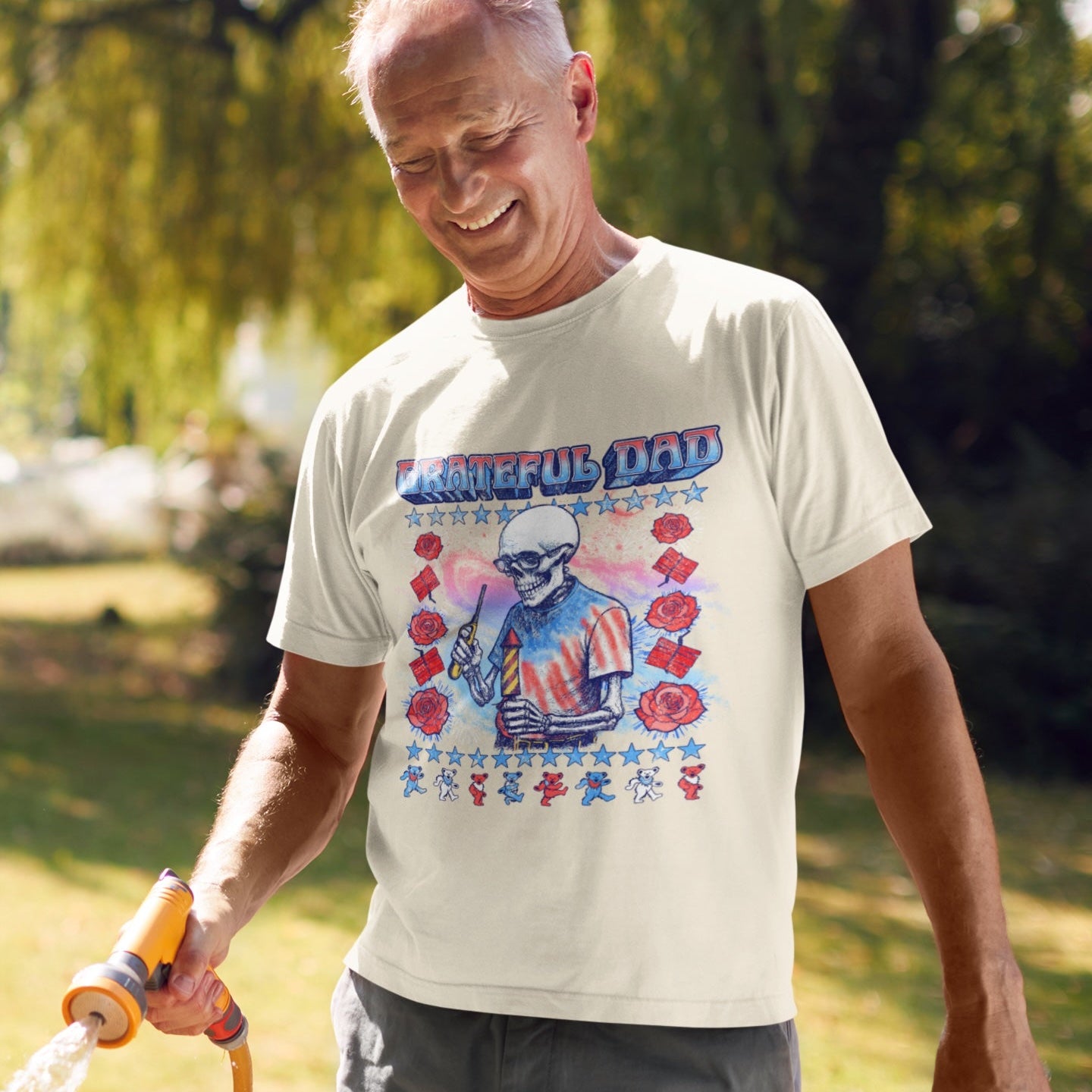 Grateful Dad 4th 2025 T Shirt