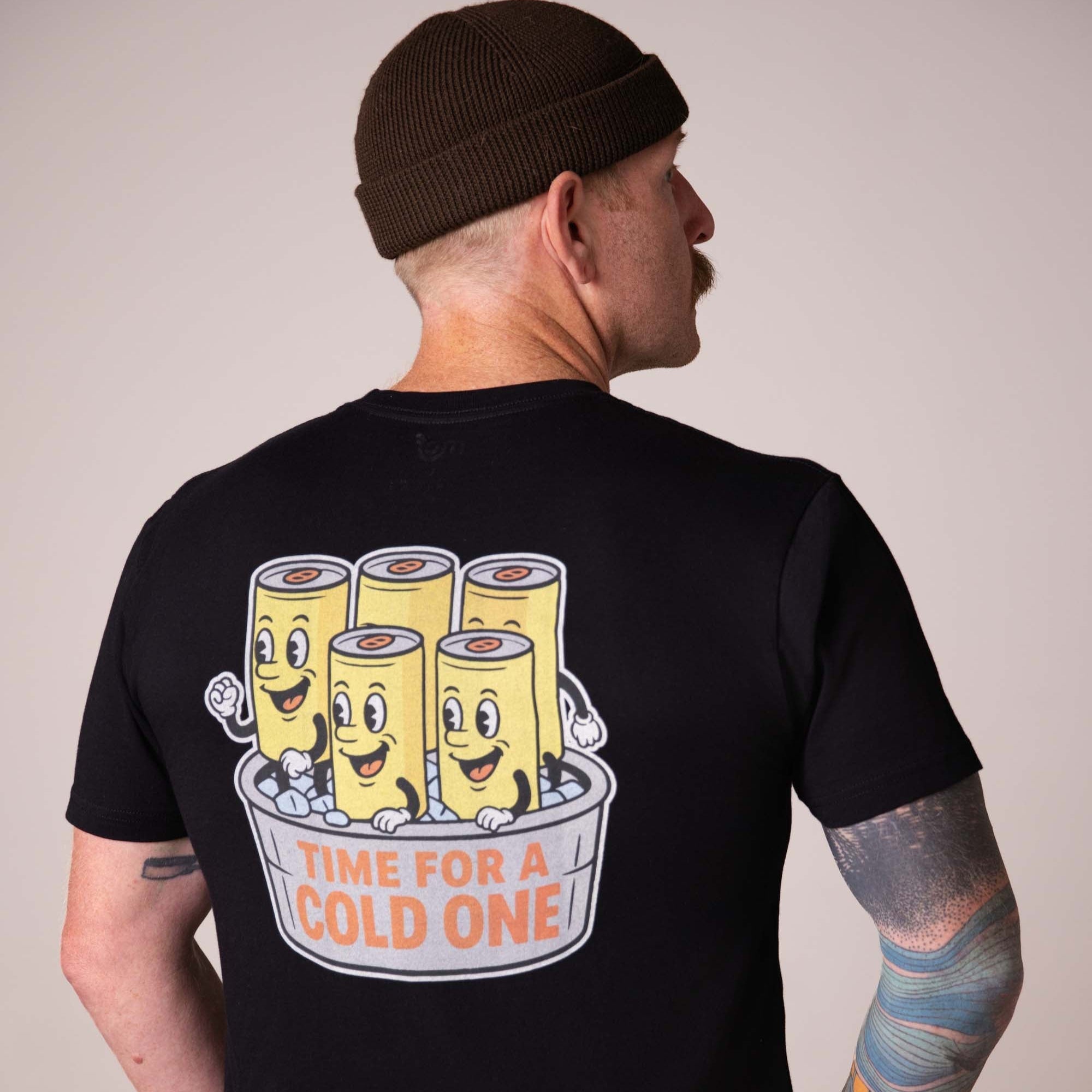 Time For A Cold One T Shirt - Middle Class Fancy