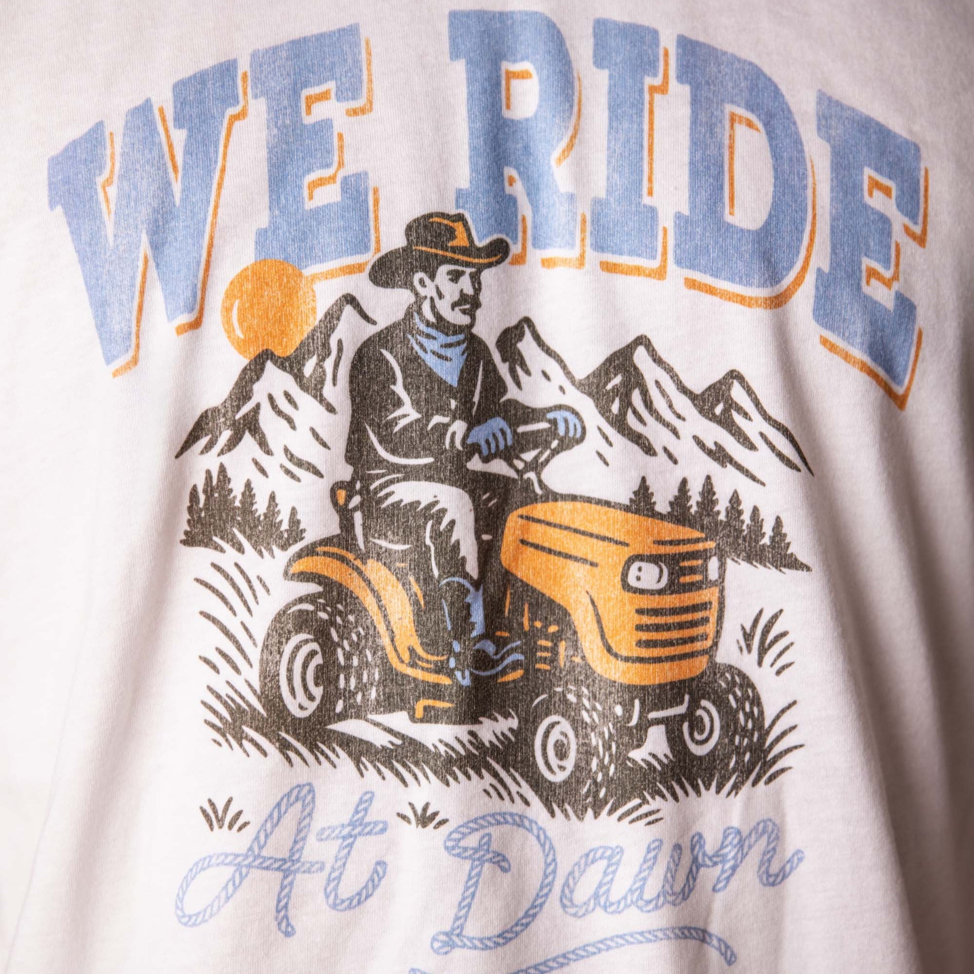 We Ride At Dawn Cowboy T Shirt - Middle Class Fancy