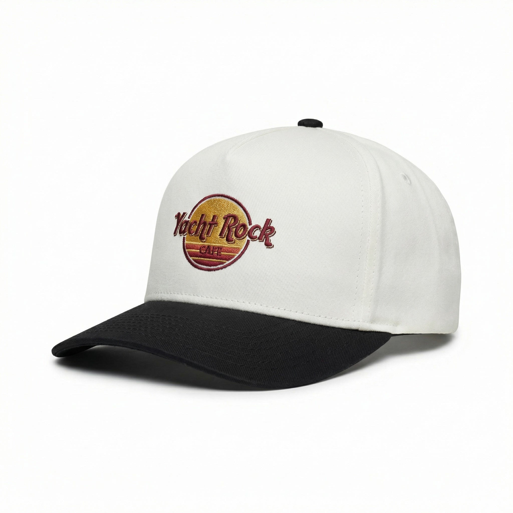 Yacht Rock Cafe Two Tone Black Hat