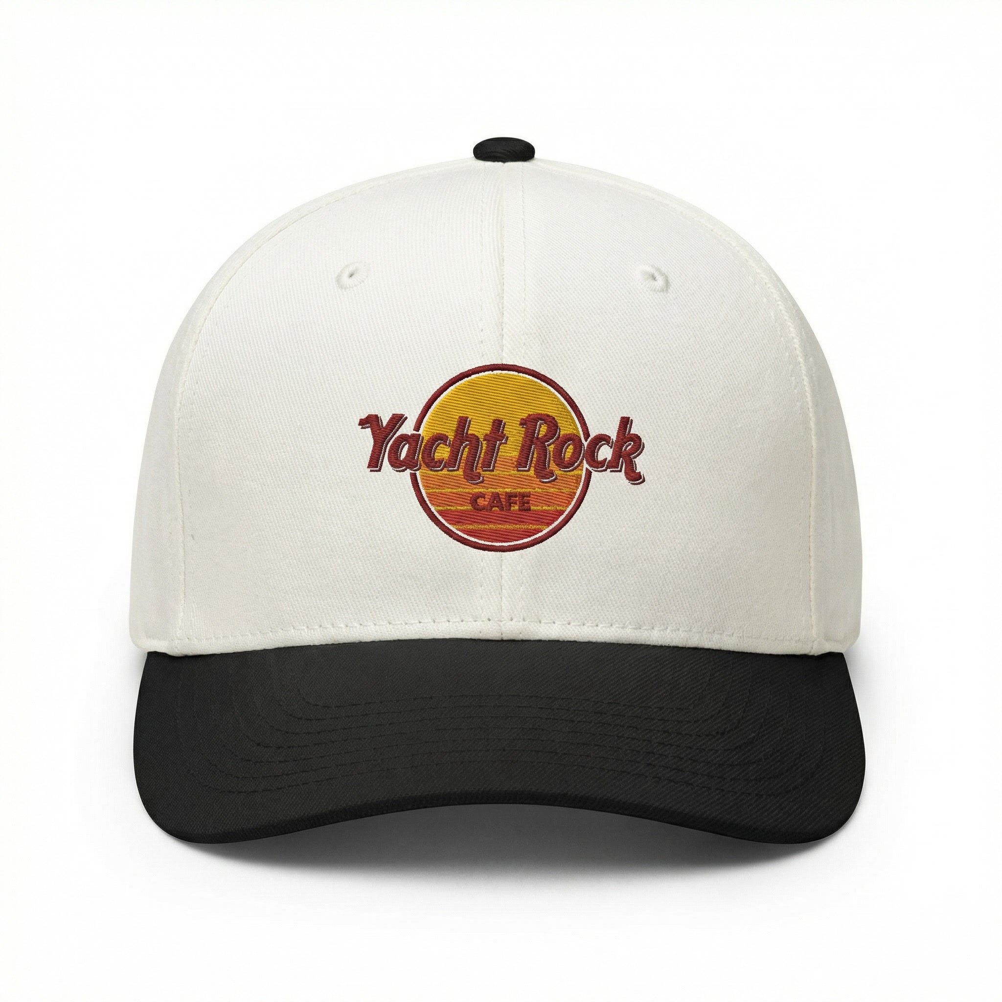 Yacht Rock Cafe Two Tone Black Hat
