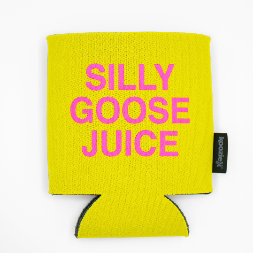 Silly Goose Juice Yellow Coozie