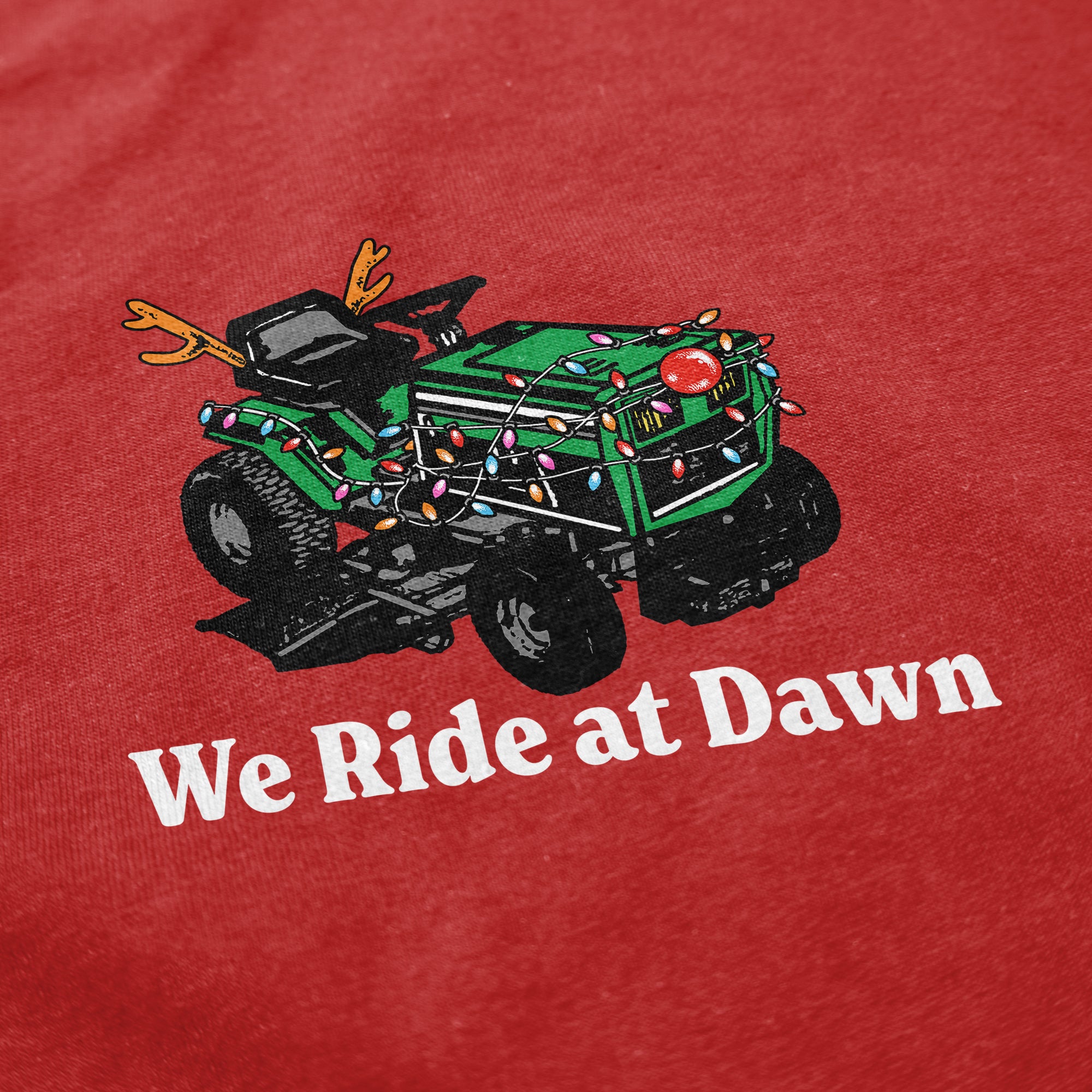 We Ride At Dawn Christmas Crewneck Sweatshirt