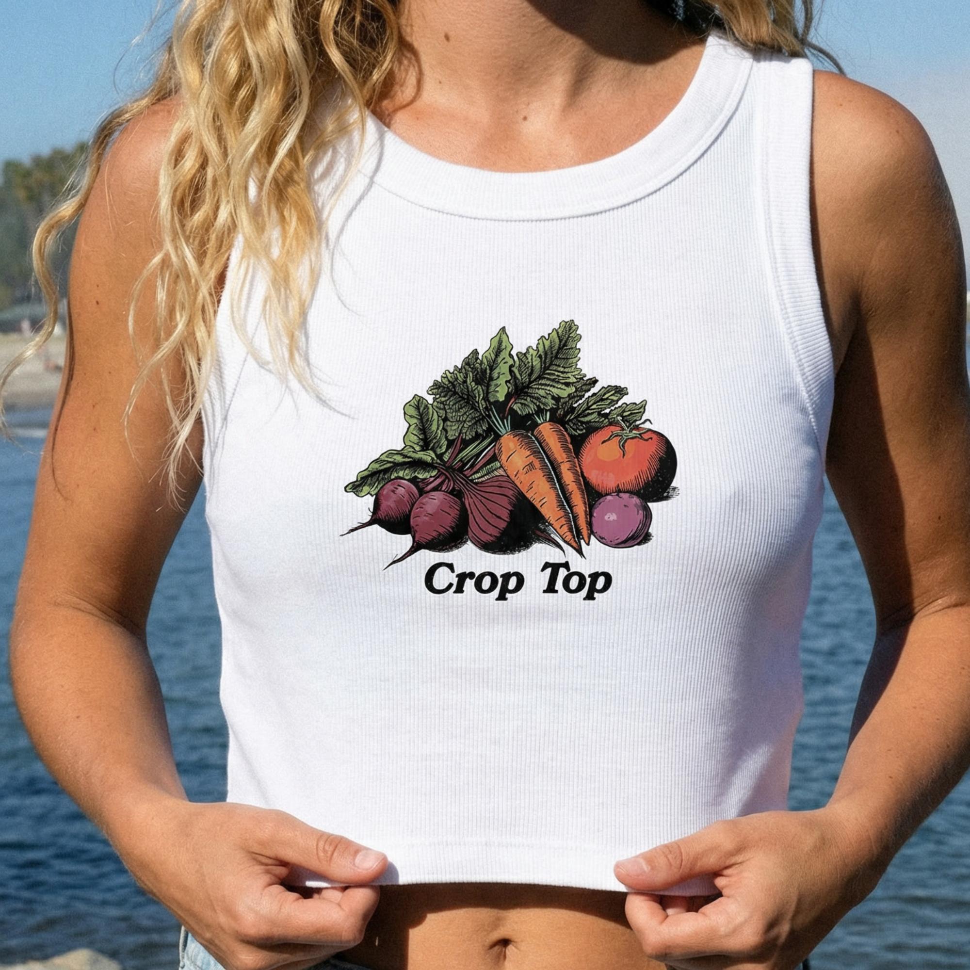 Crop Top Ribbed Tank