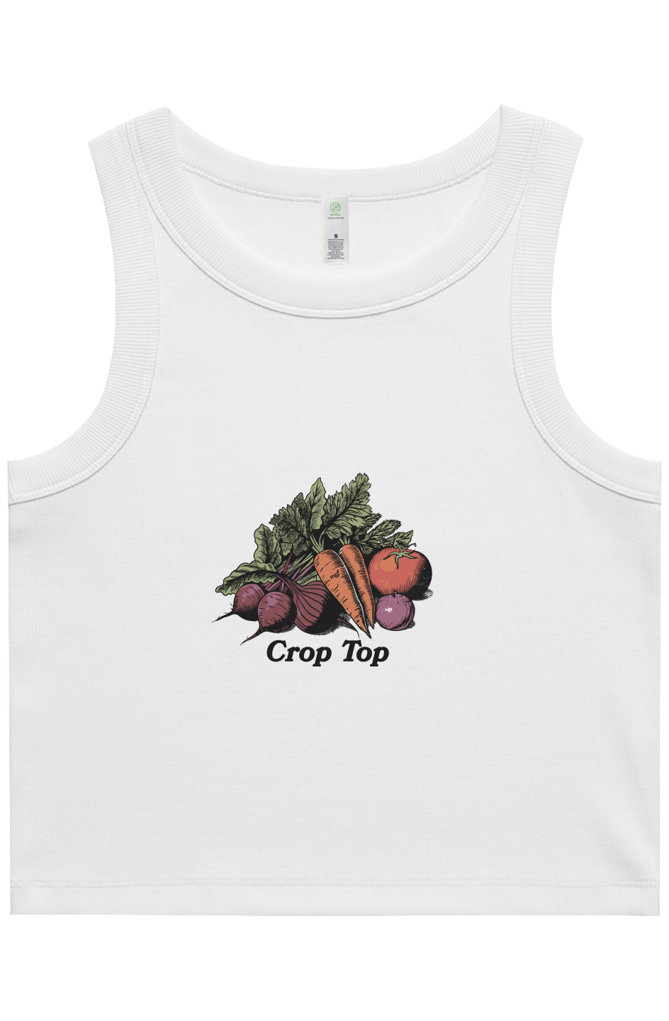 Crop Top Organic Ribbed Tank