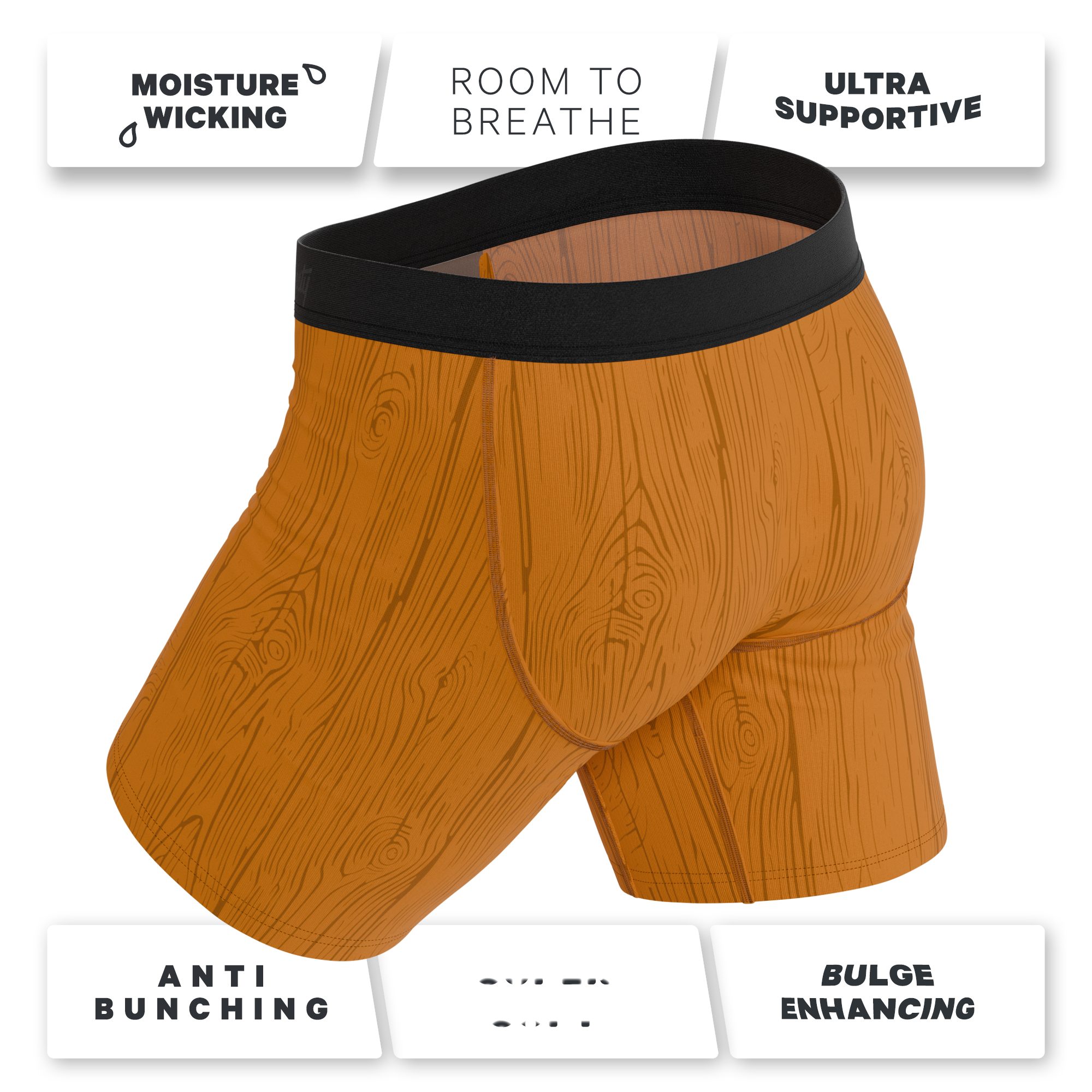 The Big Deck Energy | Shinesty X Middle Class Fancy Long Leg Ball Hammock® Pouch Underwear With Fly