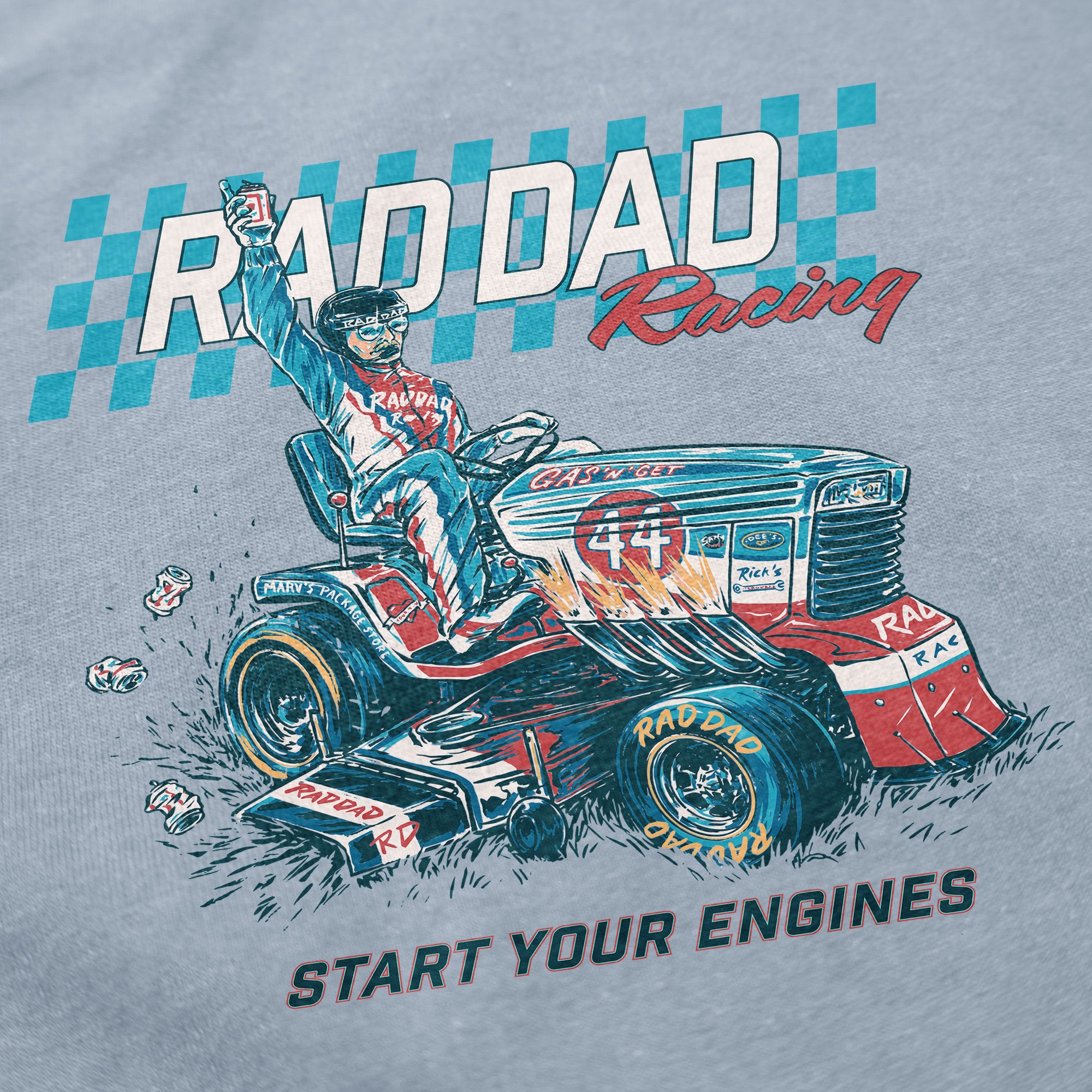 Rad Dad Racing T Shirt