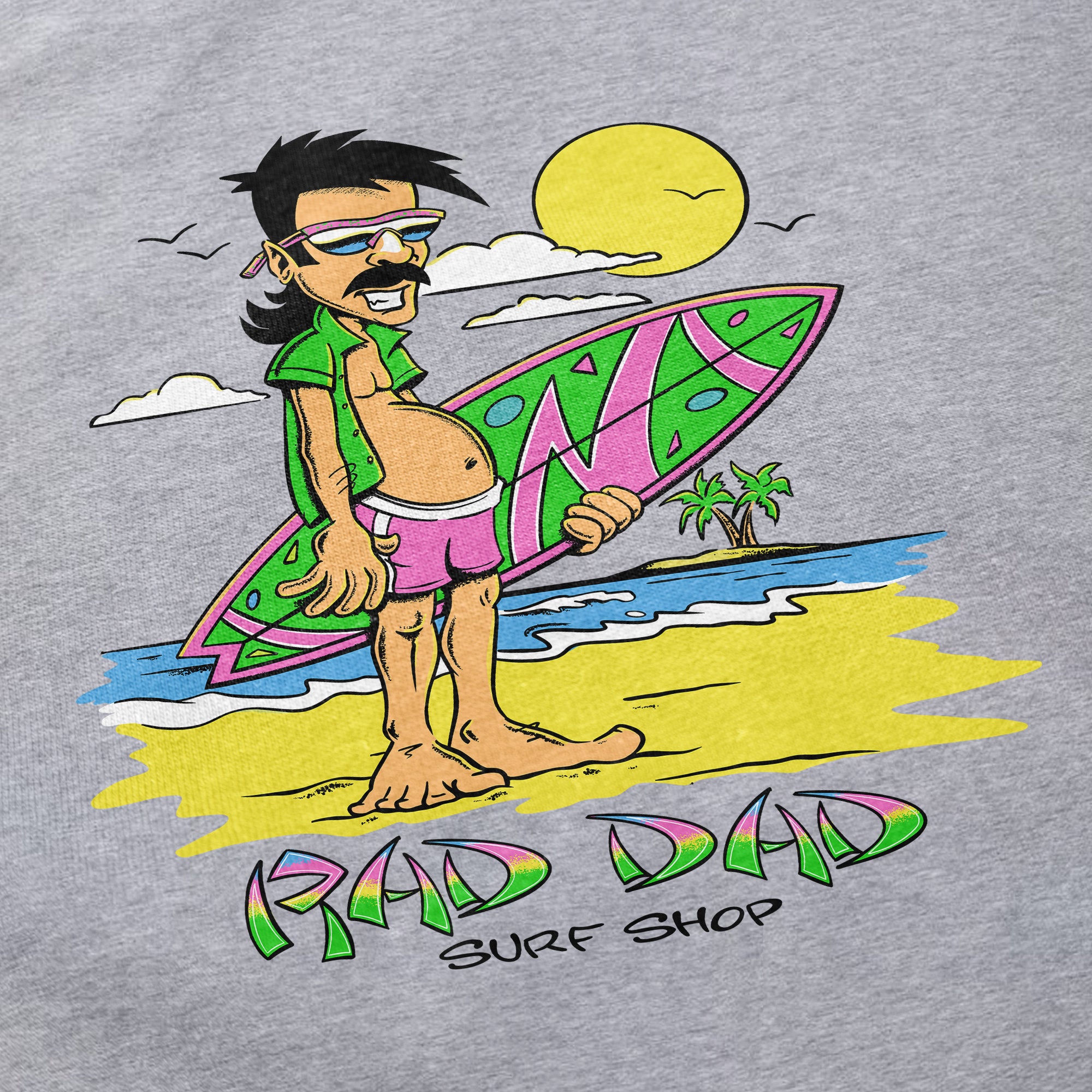 Rad Dad Surf Shop T Shirt