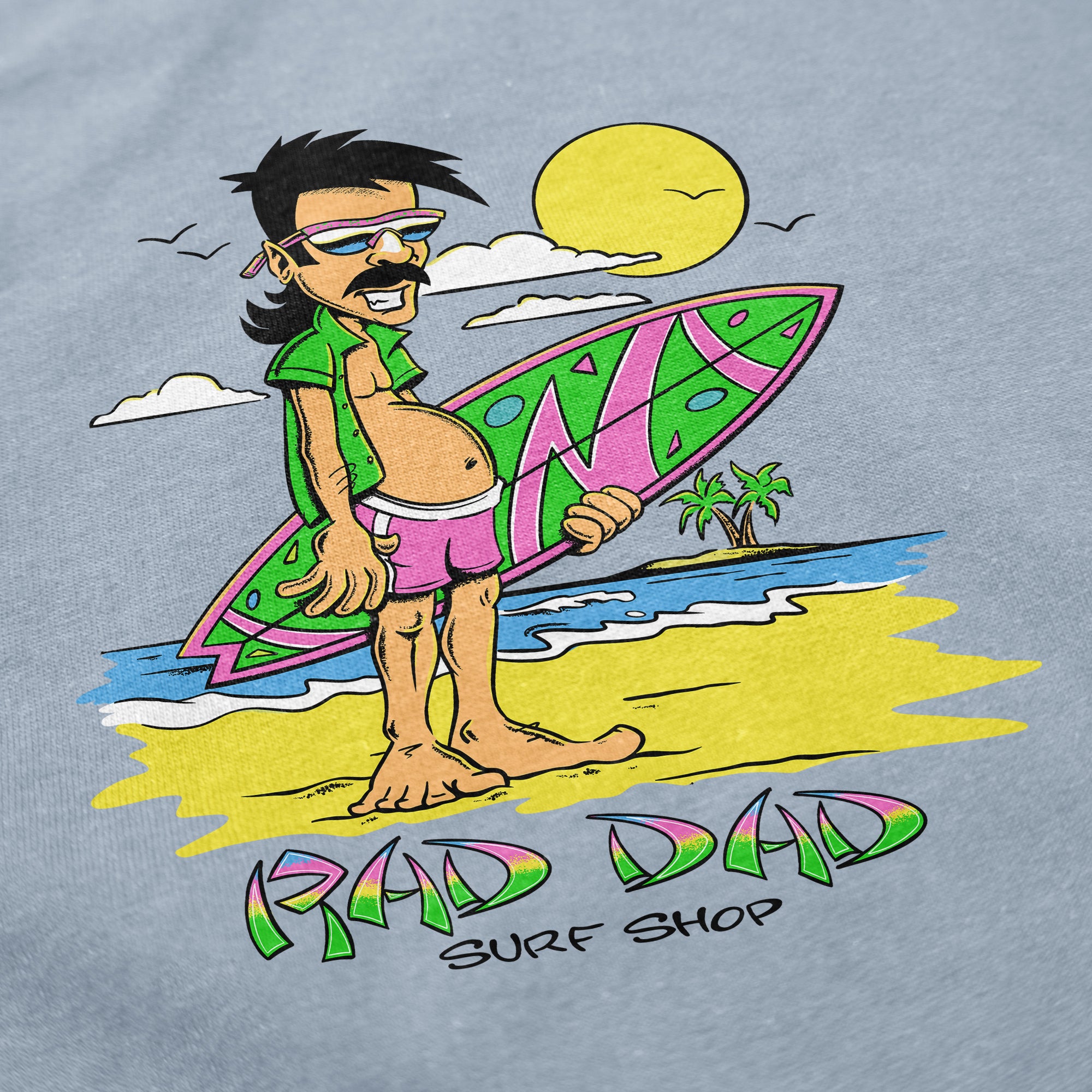 Rad Dad Surf Shop T Shirt