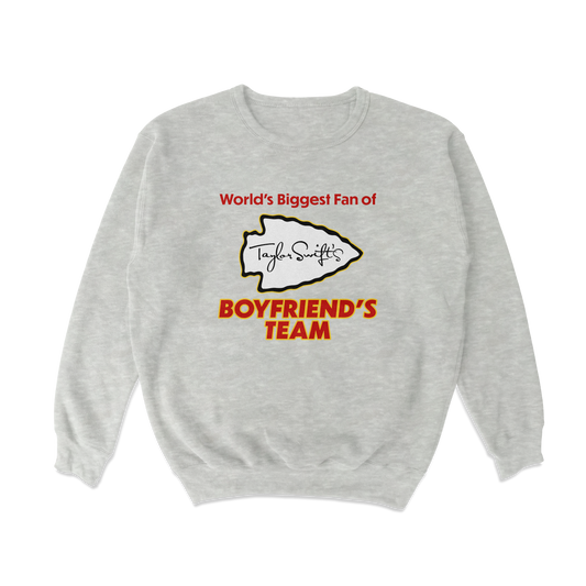 Taylor's BF's Team Crewneck Sweatshirt