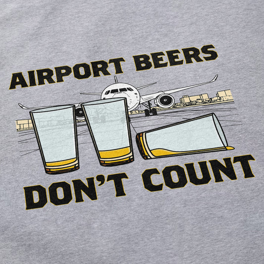 Airport Beers T Shirt - Middle Class Fancy