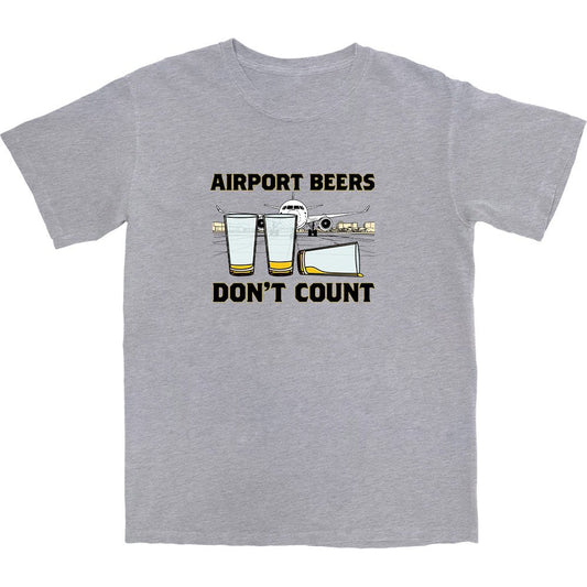 Airport Beers T Shirt - Middle Class Fancy