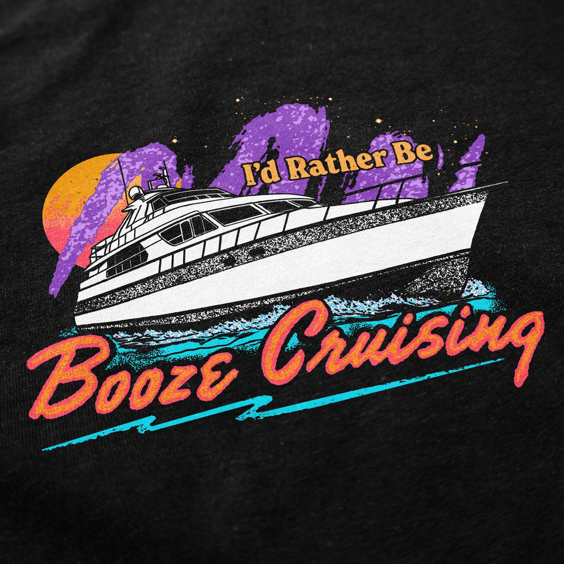 Booze Cruising T Shirt - Middle Class Fancy