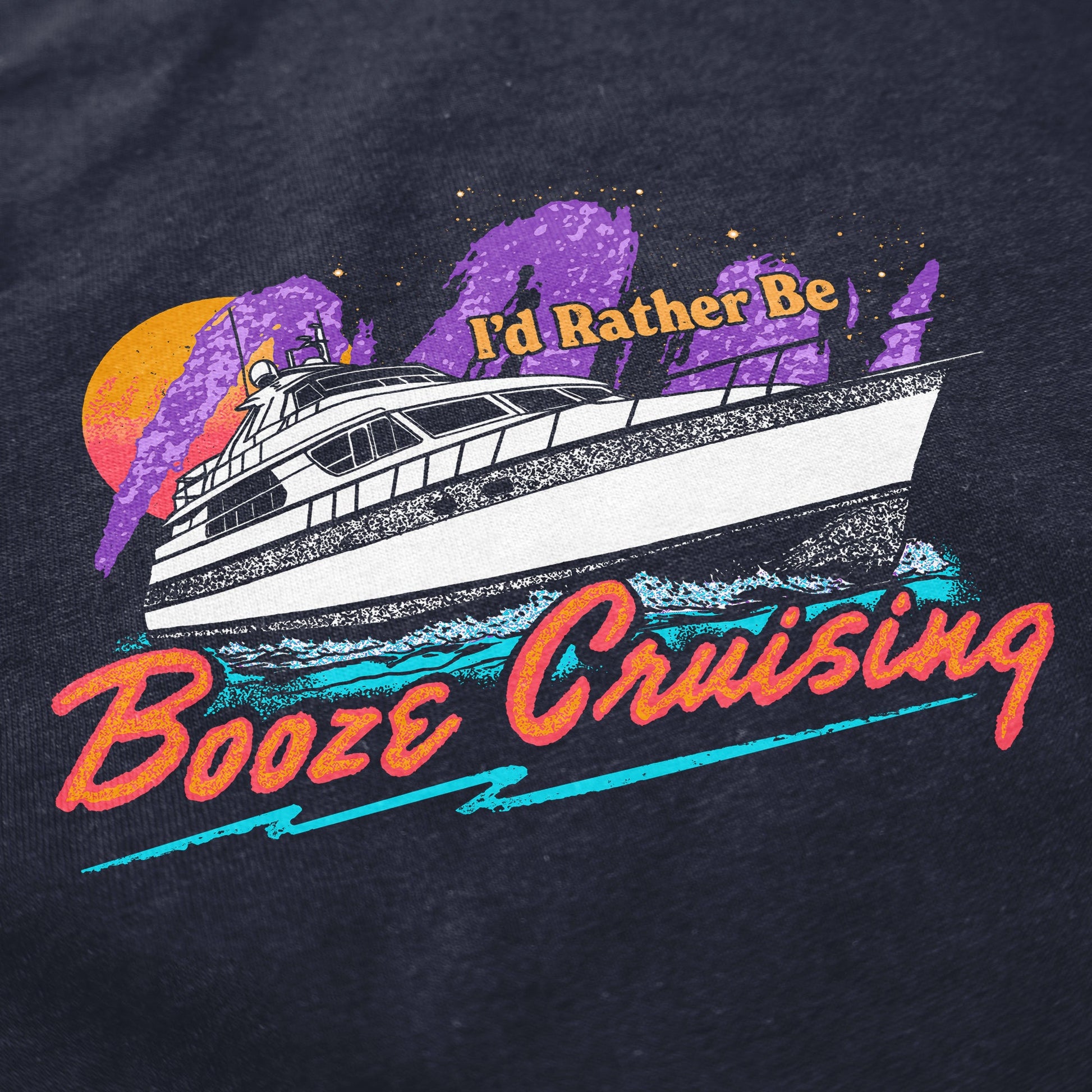 Booze Cruising T Shirt - Middle Class Fancy