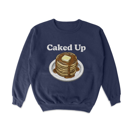 Caked Up Crewneck Sweatshirt - Middle Class Fancy