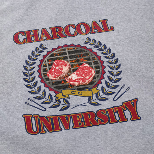 Charcoal University T Shirt - Middle Class Fancy