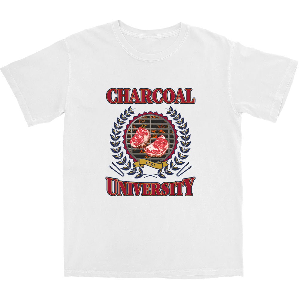 Charcoal University T Shirt - Middle Class Fancy