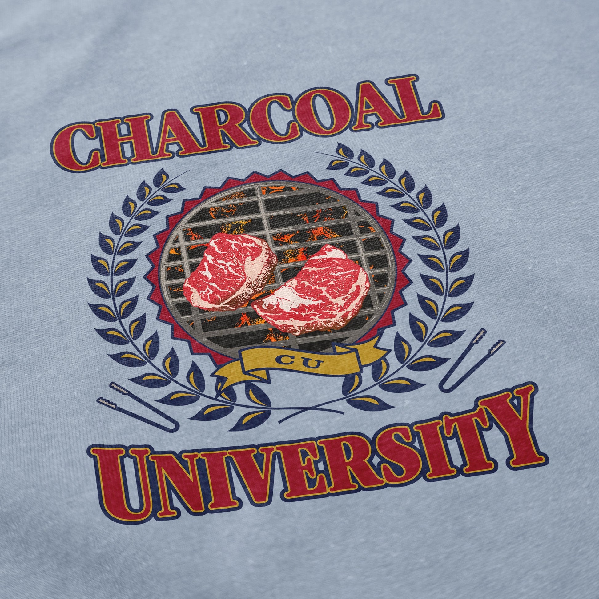 Charcoal University T Shirt - Middle Class Fancy