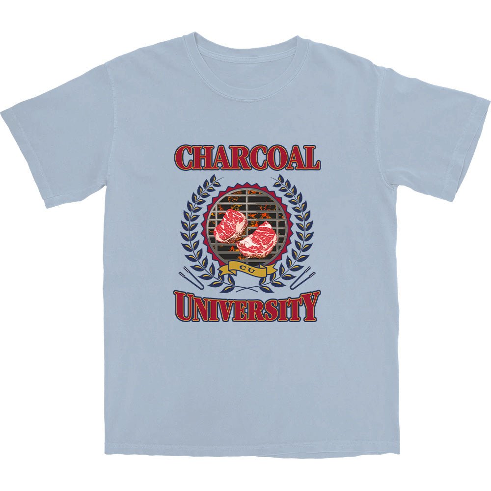 Charcoal University T Shirt - Middle Class Fancy