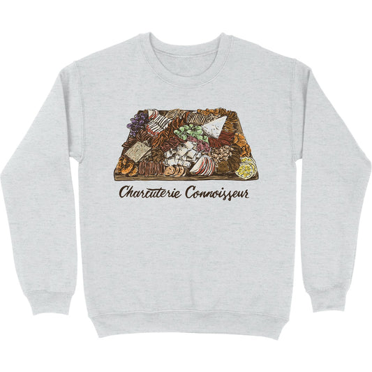 Charcuterie Connoisseur Crewneck Sweatshirt - Middle Class Fancy